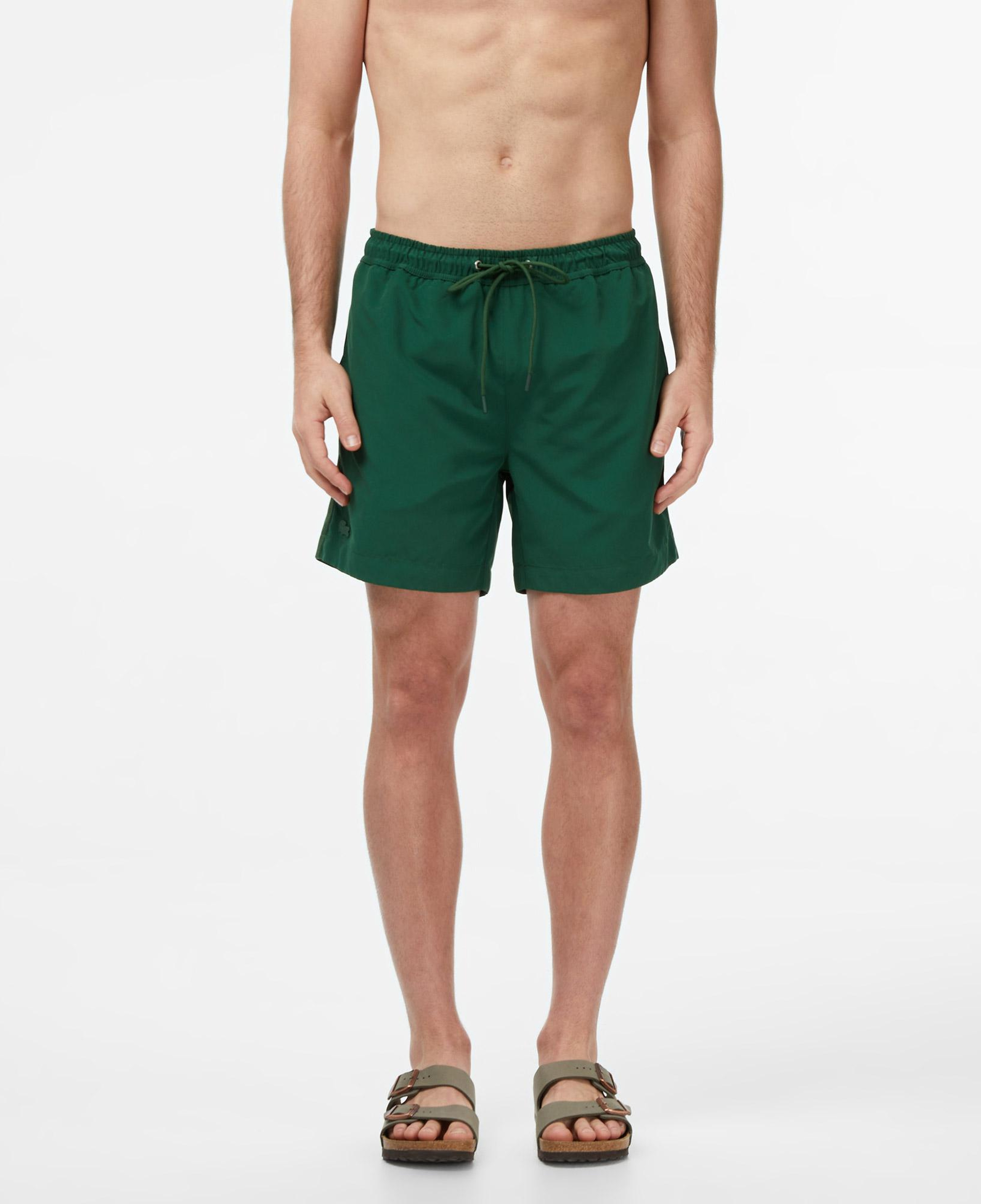 Lacoste Erkek Regular Fit Koyu Yeşil Deniz Şortu