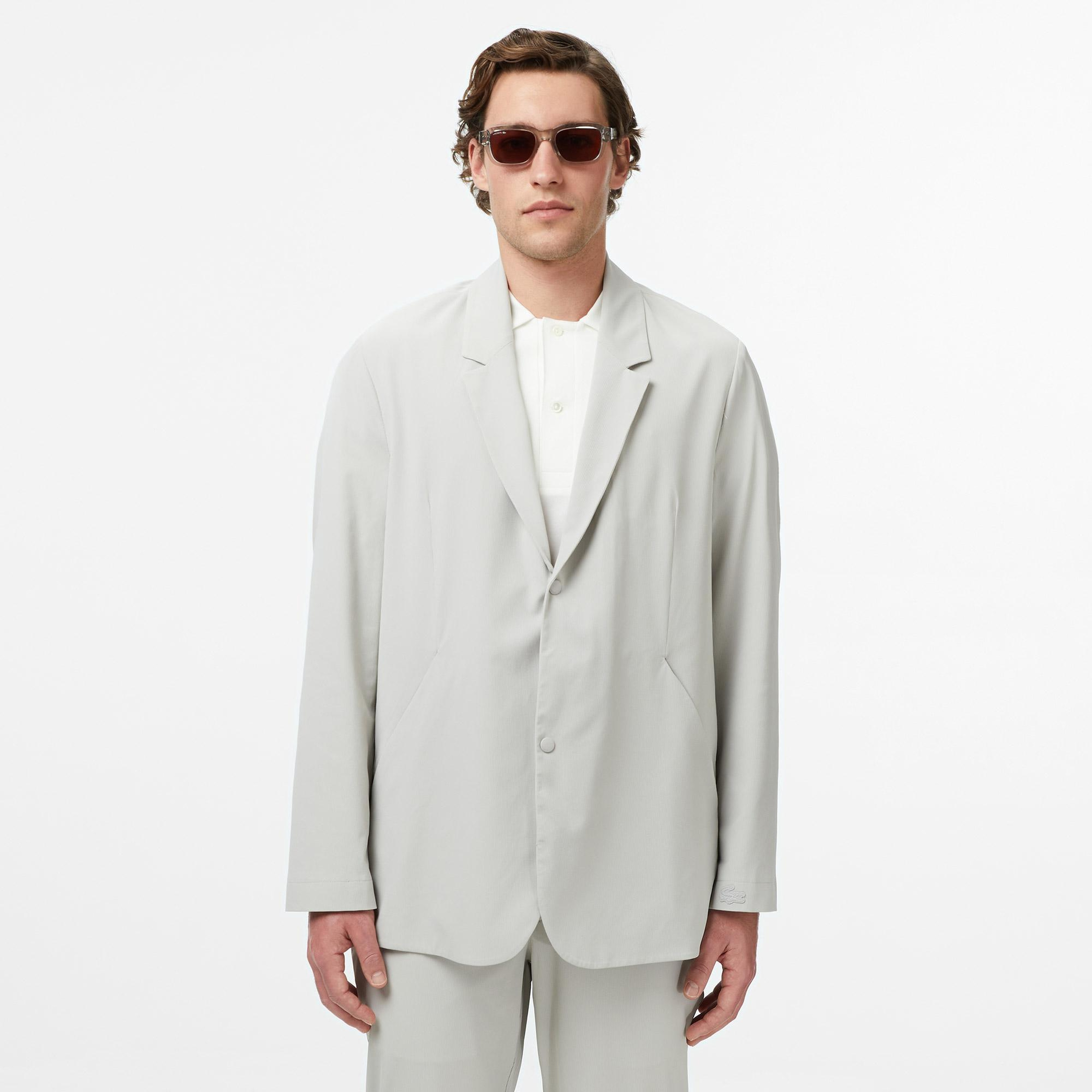 Lacoste Erkek Gri Blazer Ceket