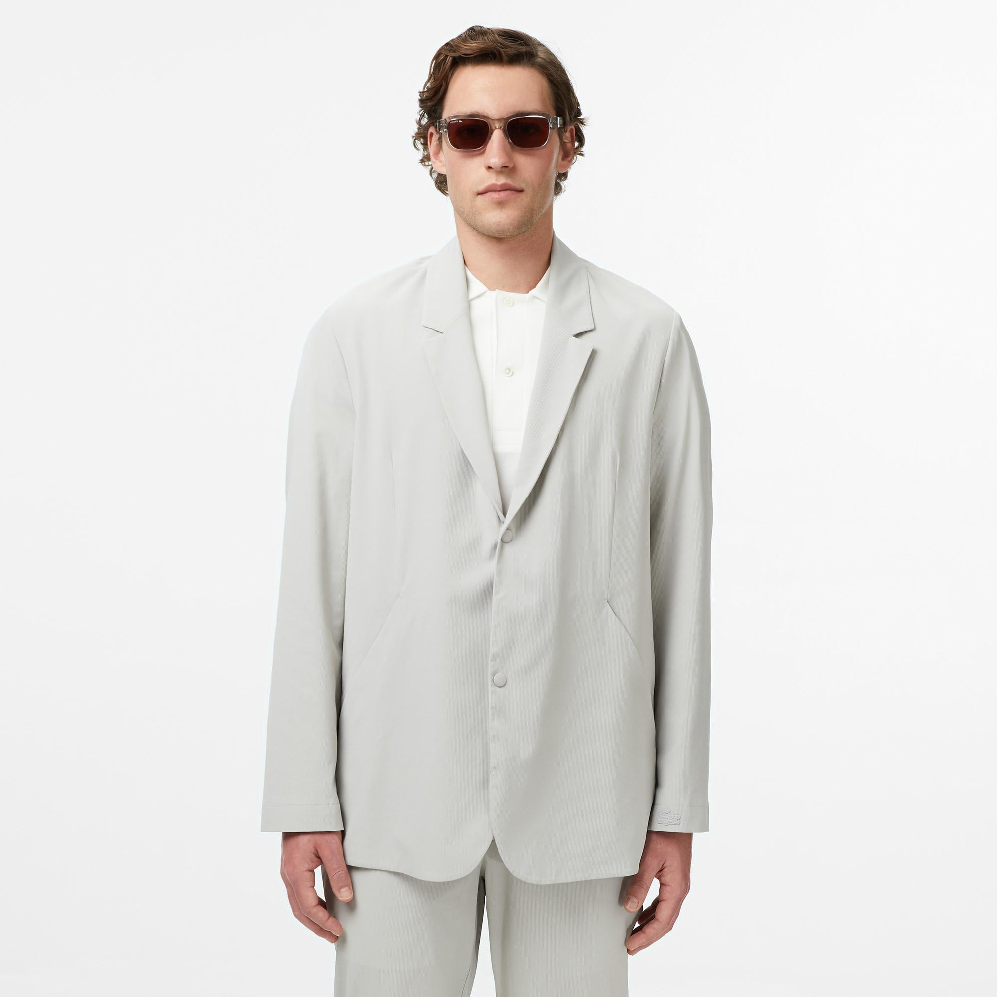 Lacoste Erkek Gri Blazer Ceket