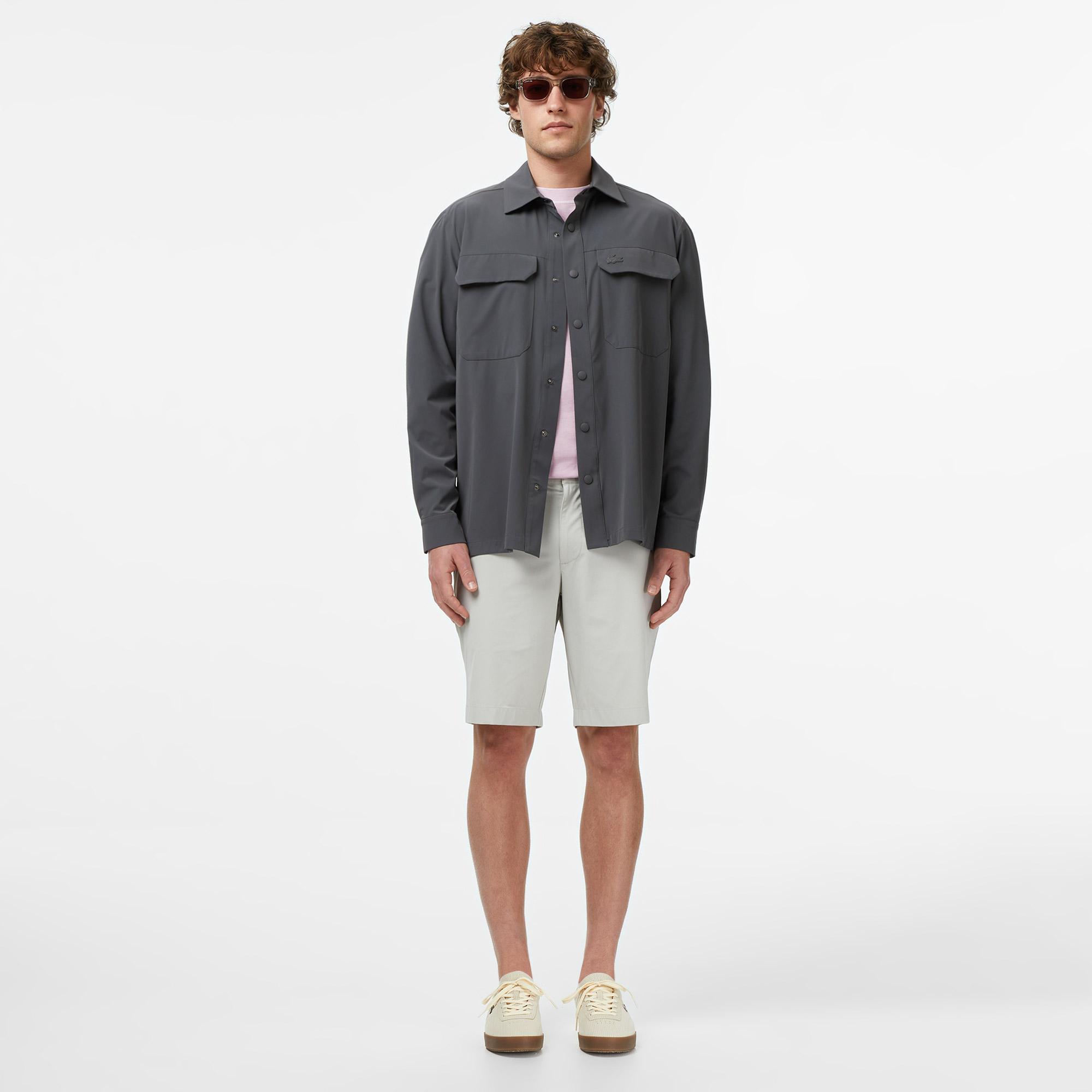 Lacoste Erkek Regular Fit Koyu Gri Gömlek