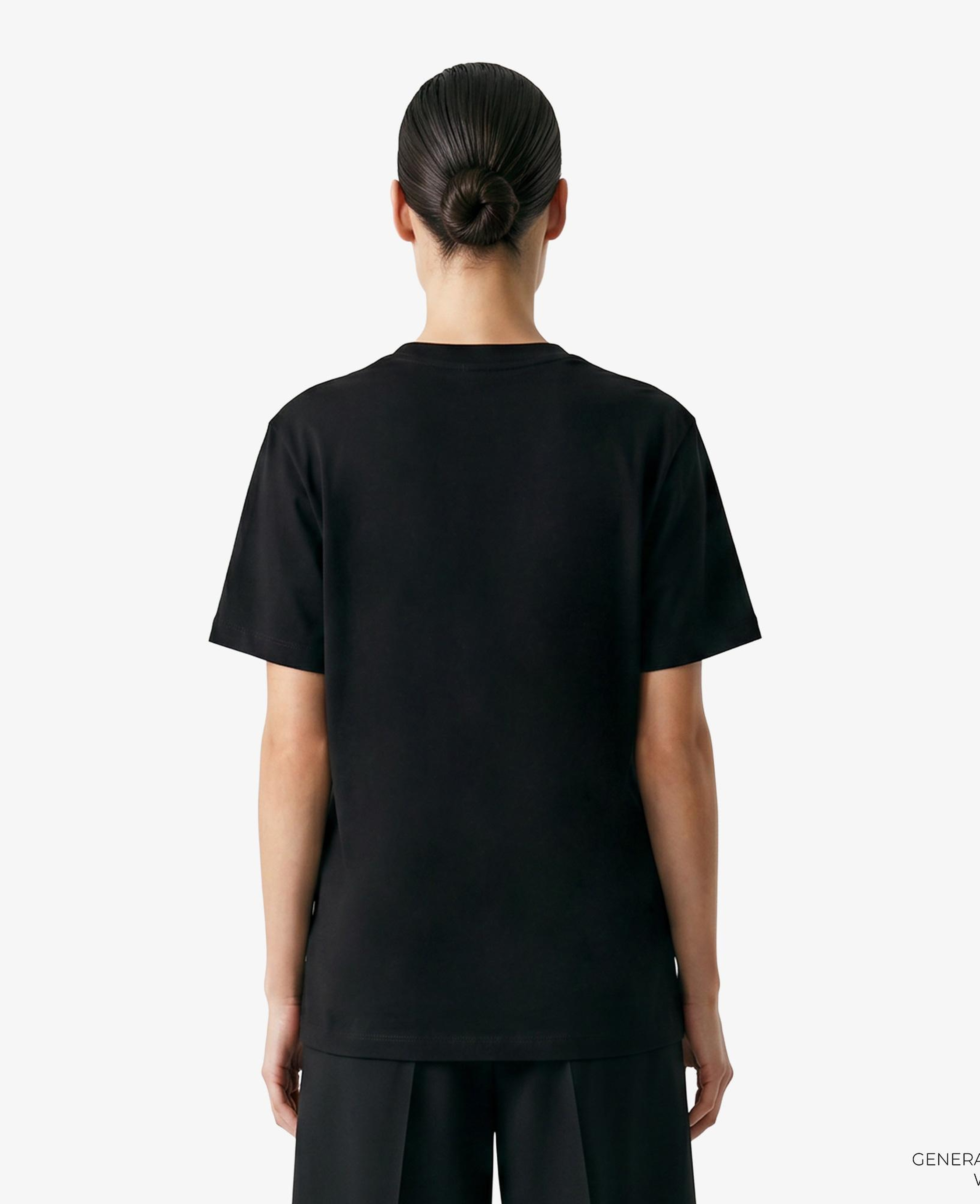 FashFed Basic Unisex Siyah T-Shirt