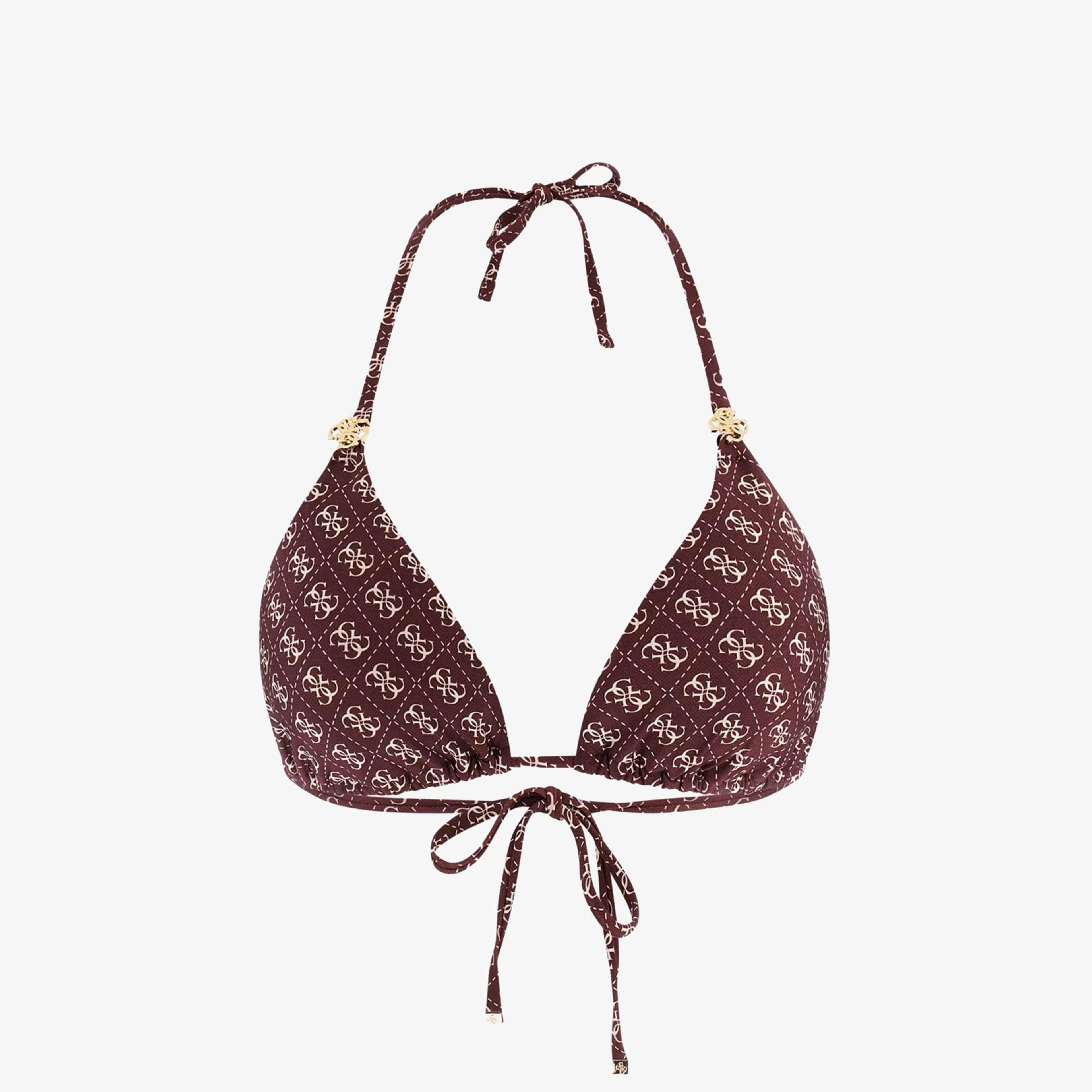 Guess Rem Üçgen Kadın Bej Bikini Üstü