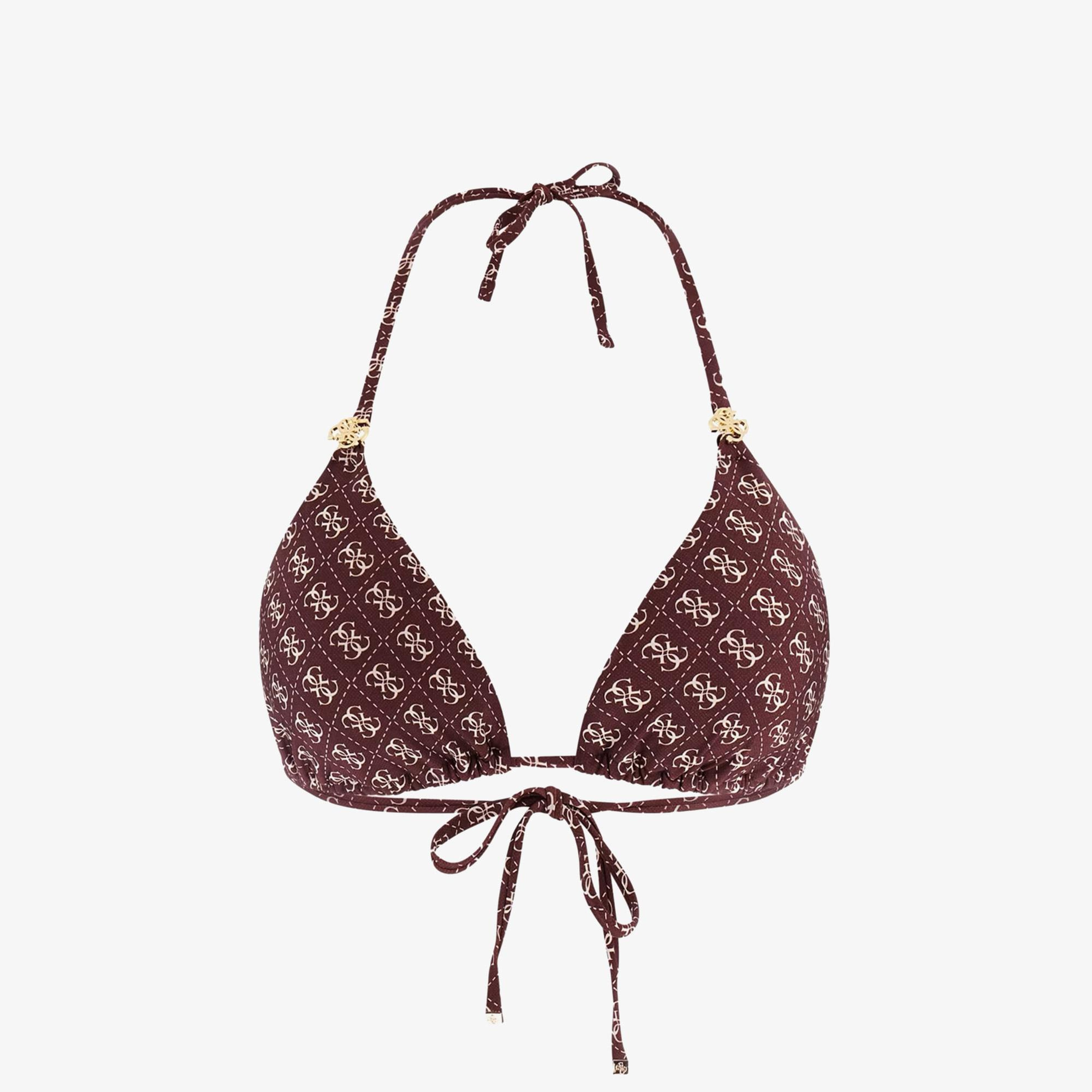 Guess Rem Üçgen Kadın Bej Bikini Üstü