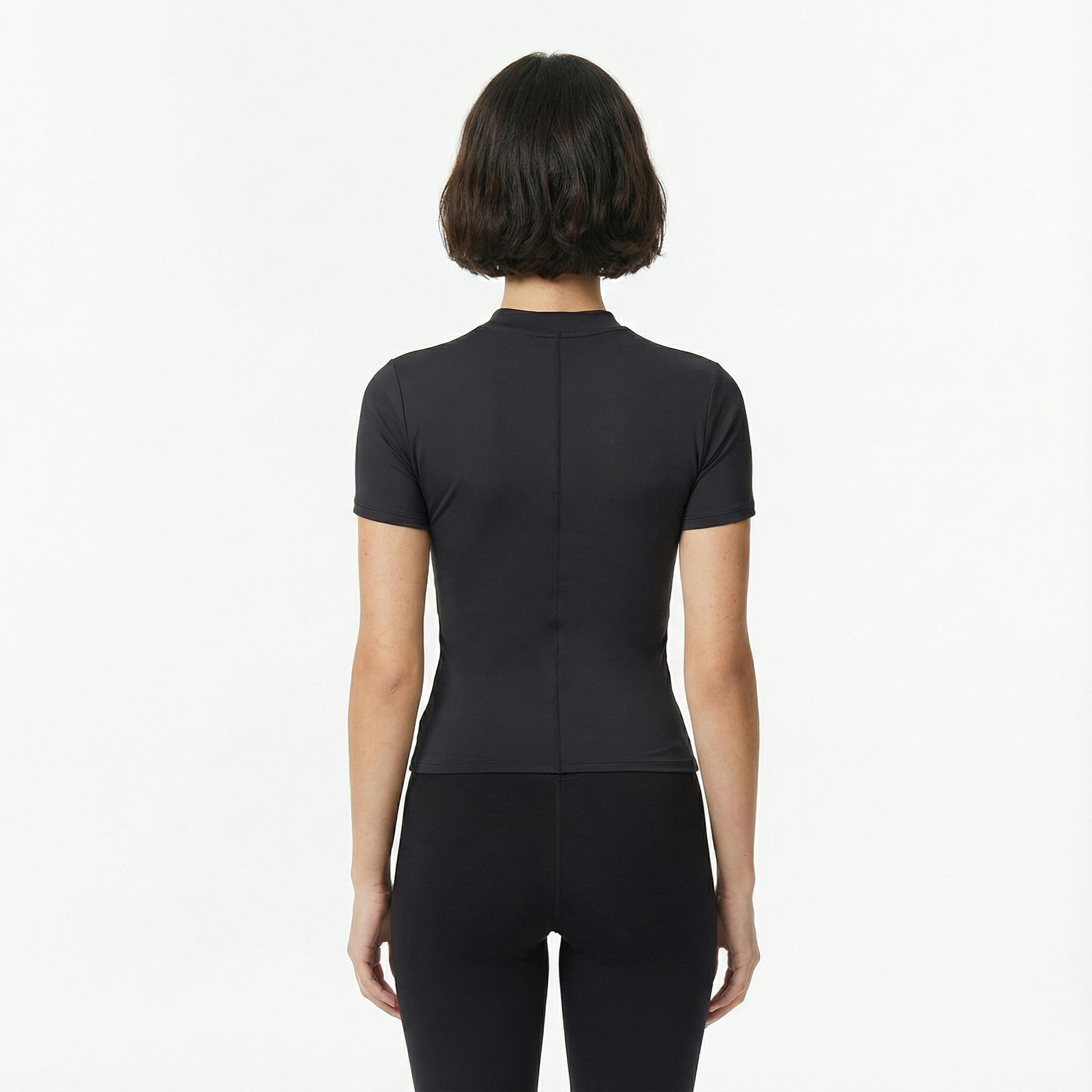 P.E Nation Foundation Kadın Siyah T-Shirt