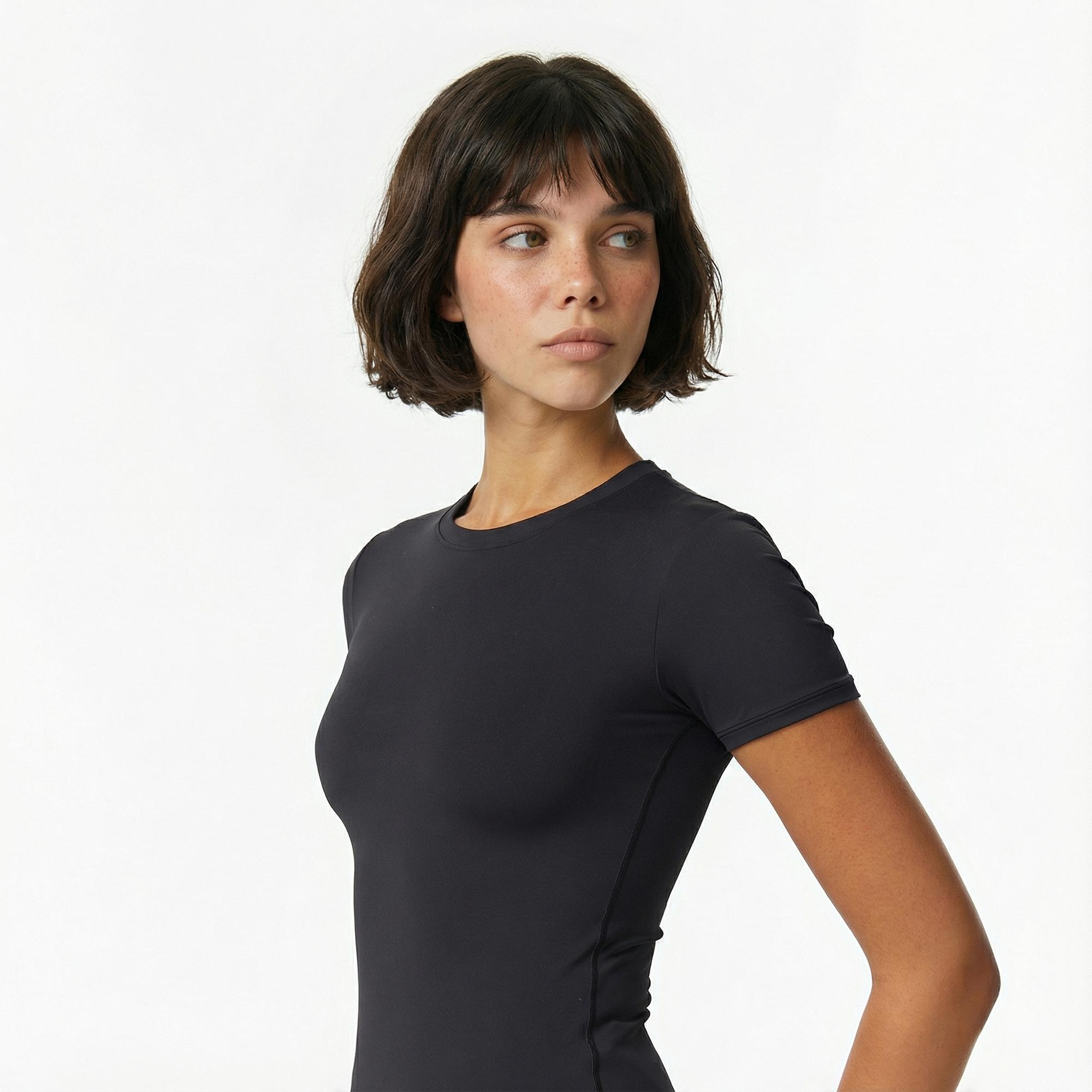 P.E Nation Foundation Kadın Siyah T-Shirt