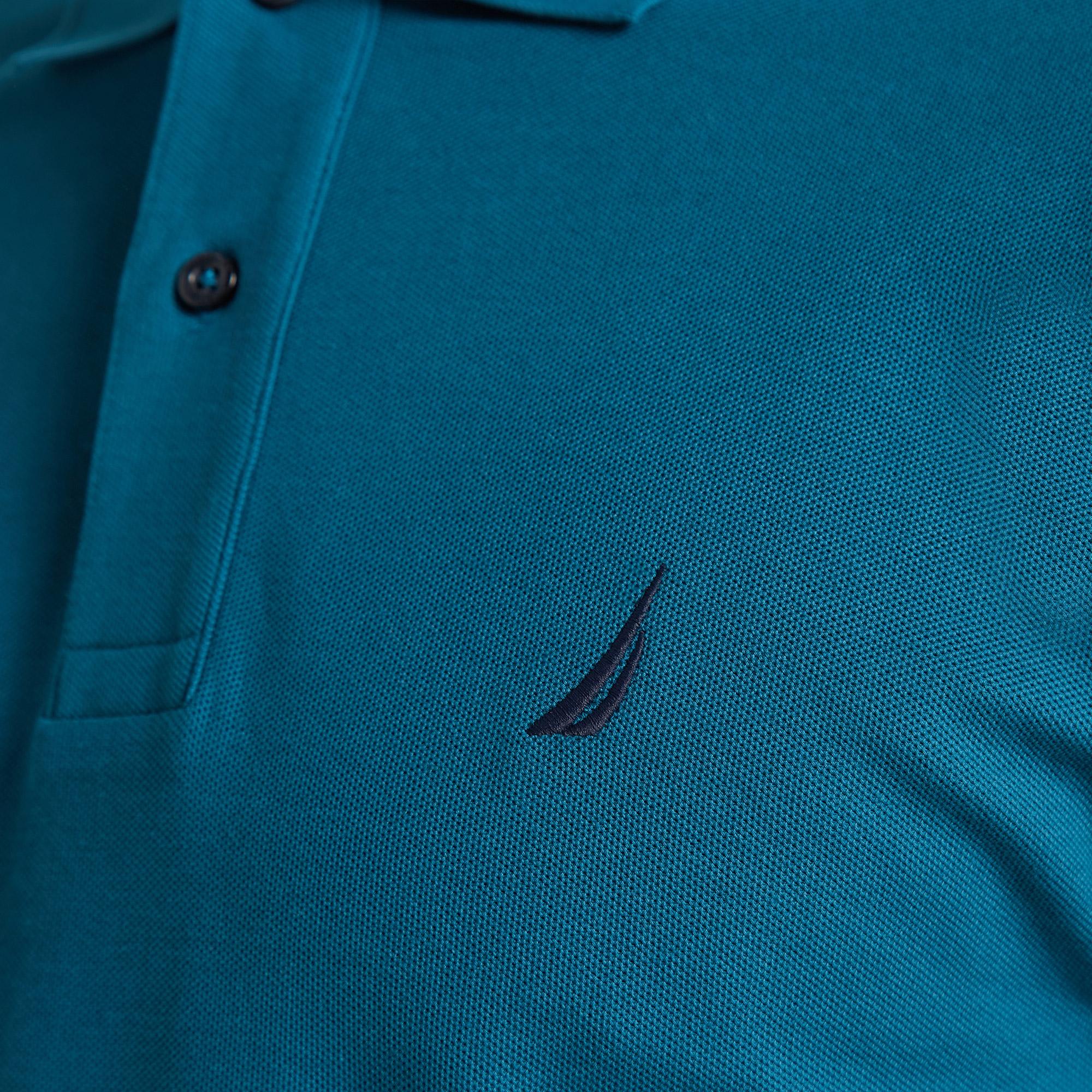 Nautica Erkek Mavi Classic Fit Kısa Kollu Polo Yaka T-Shirt