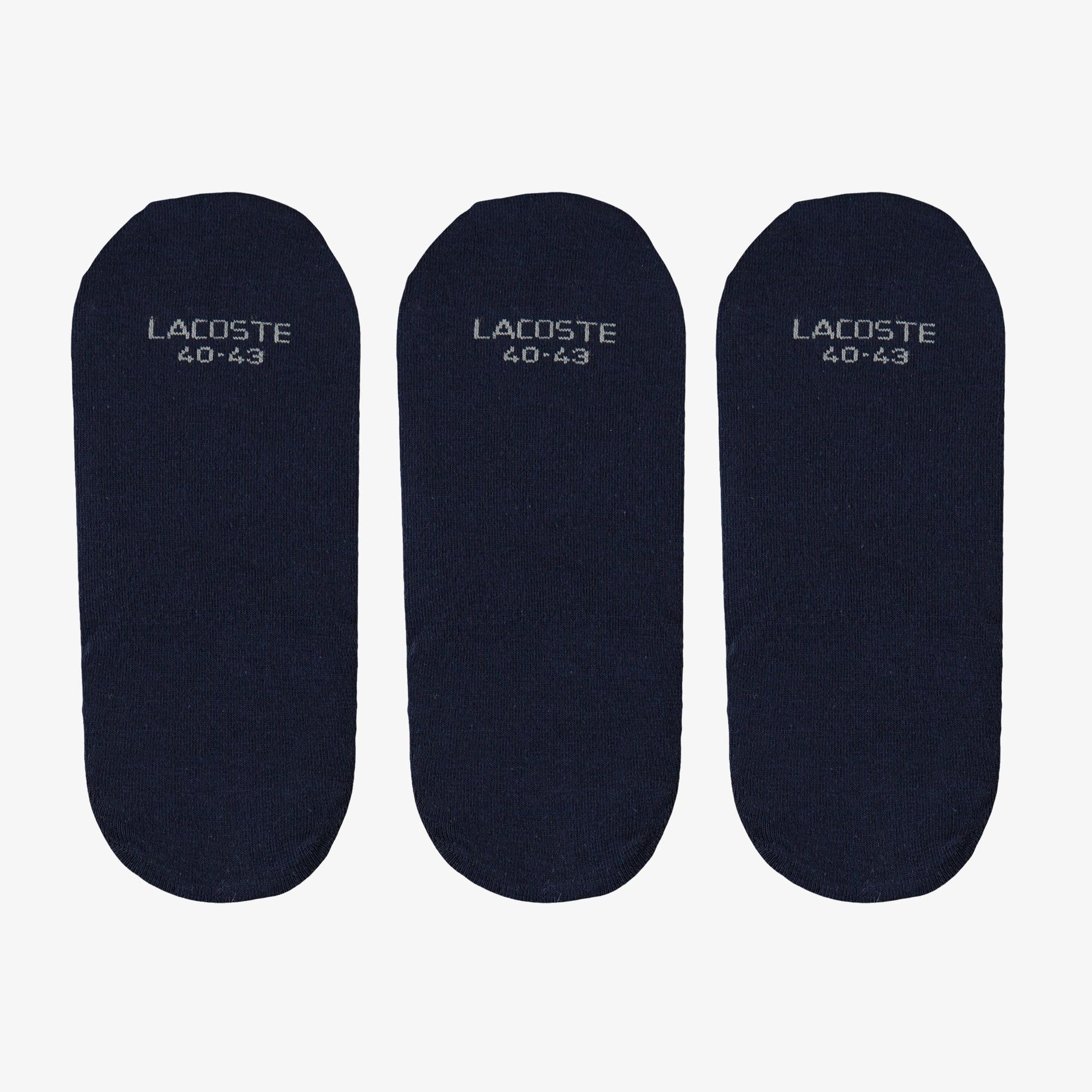 Lacoste Unisex 3'lü Lacivert Çorap