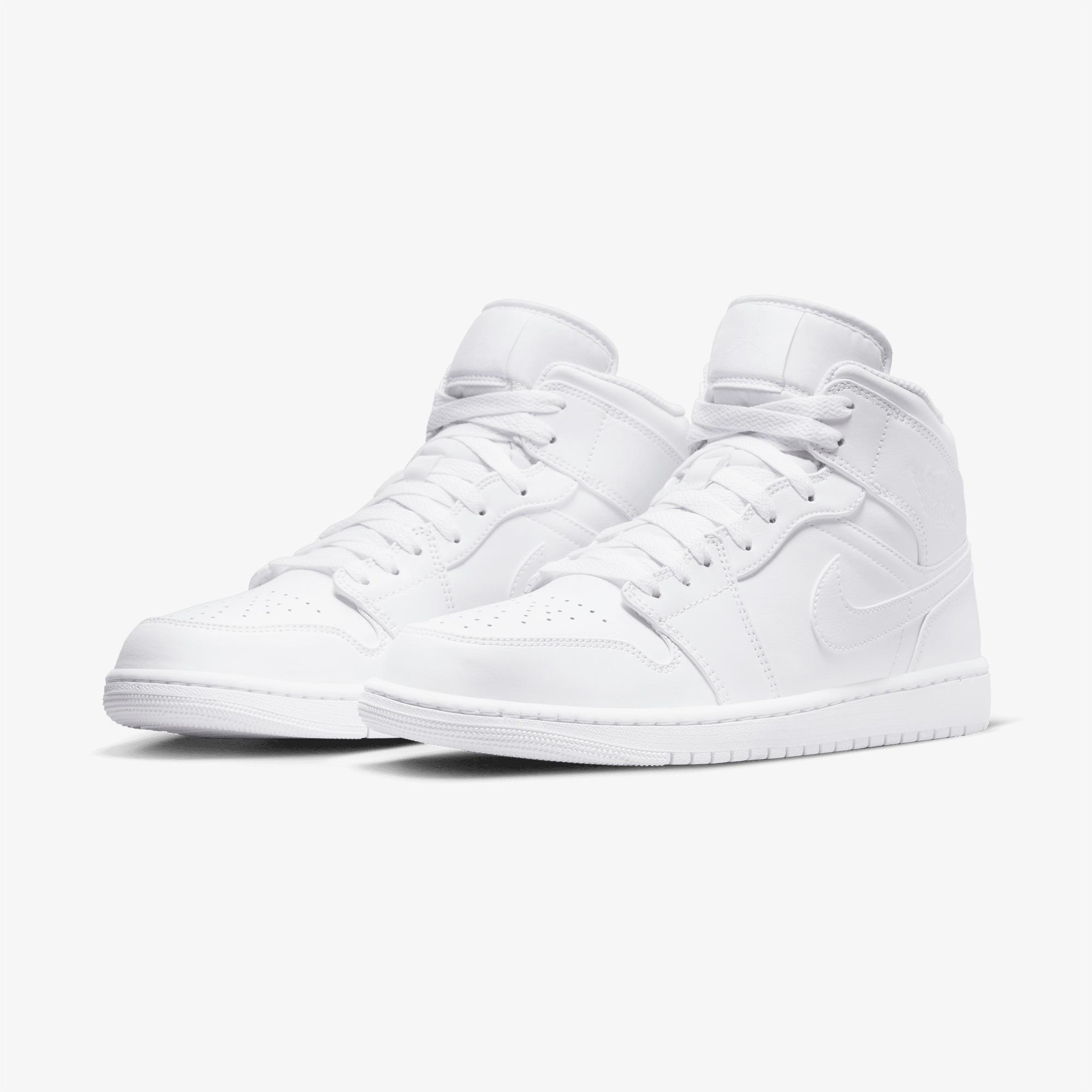 Jordan Air 1 Mid Beyaz Spor Ayakkabı