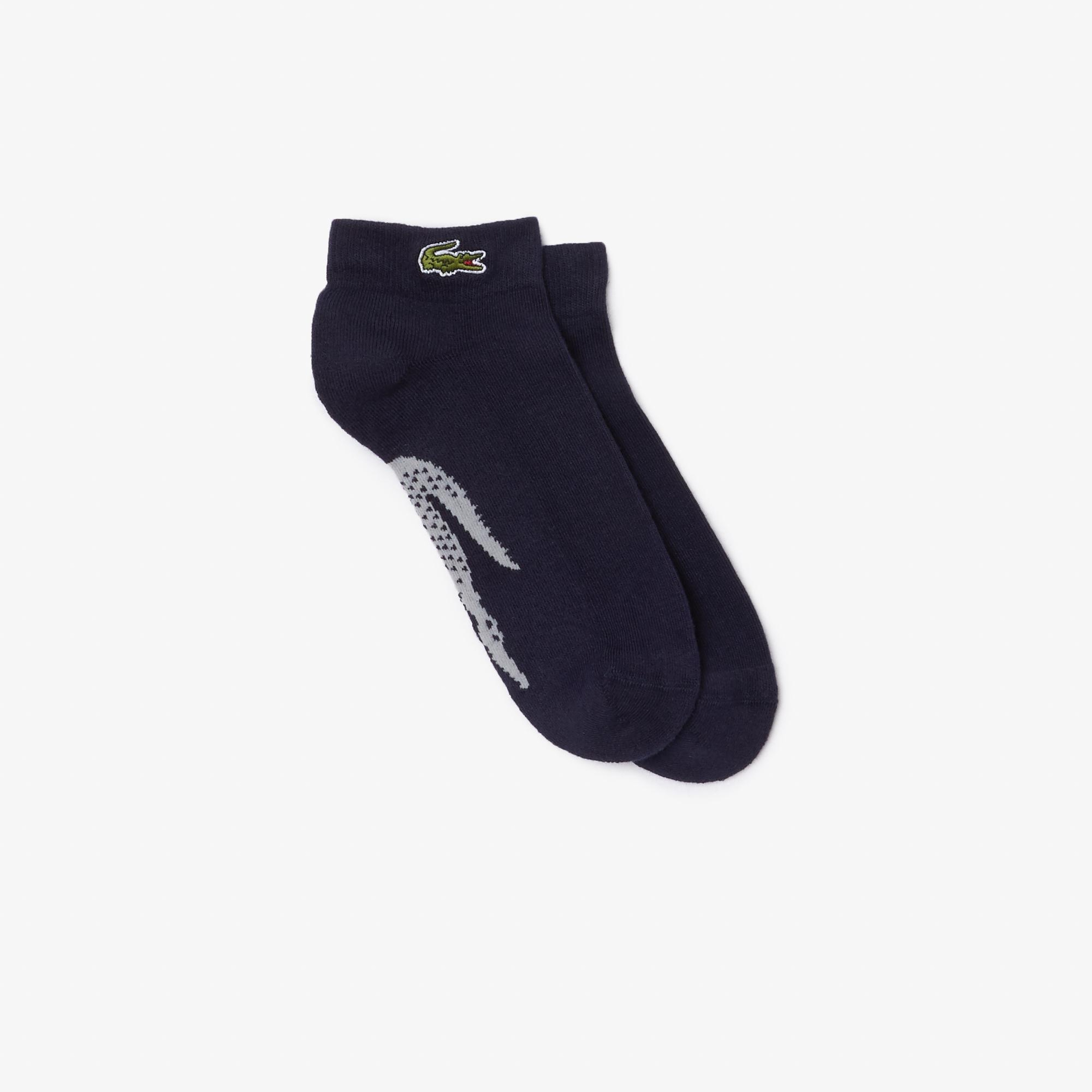 Lacoste Erkek Baskılı Lacivert Çorap