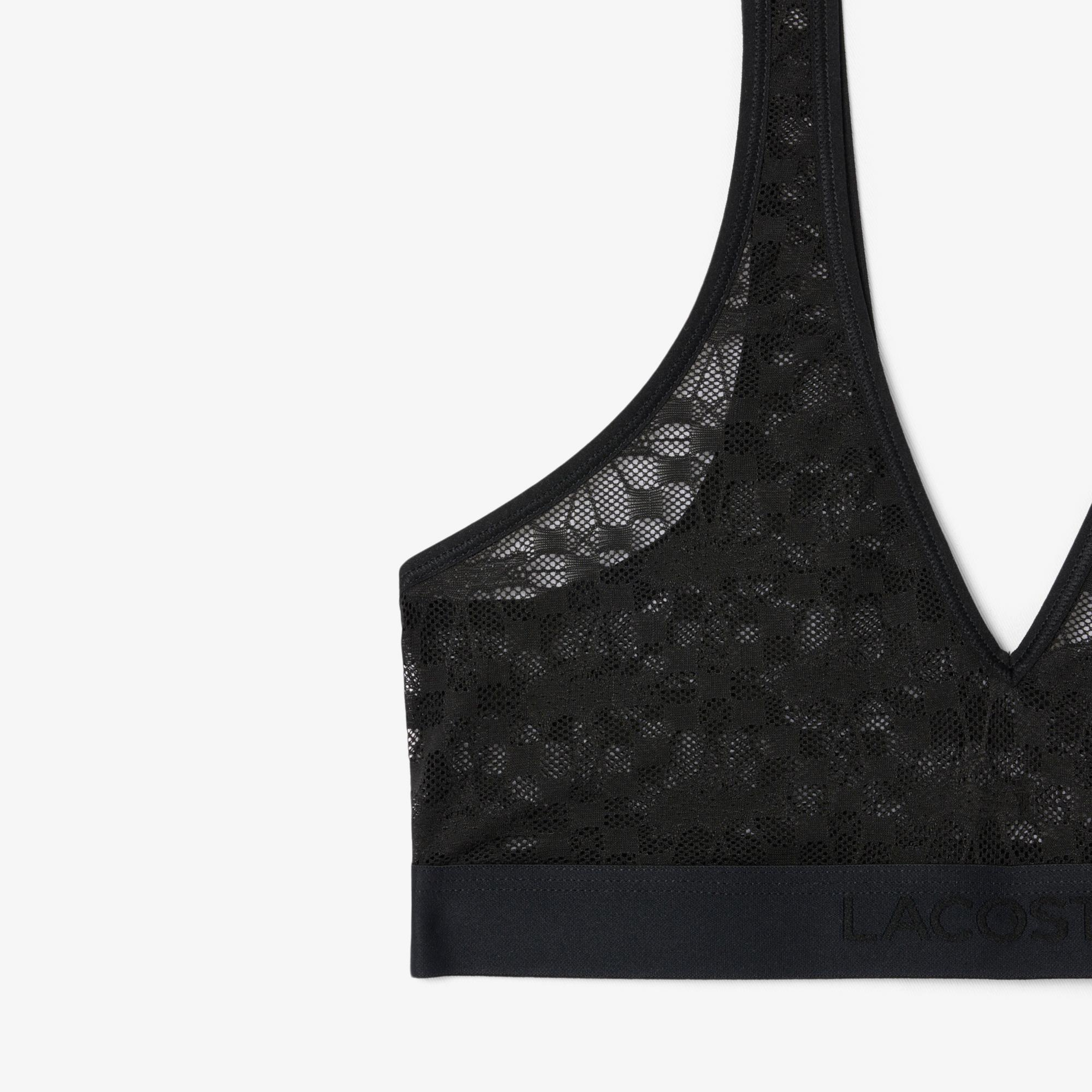 Lacoste Kadın Siyah Bra