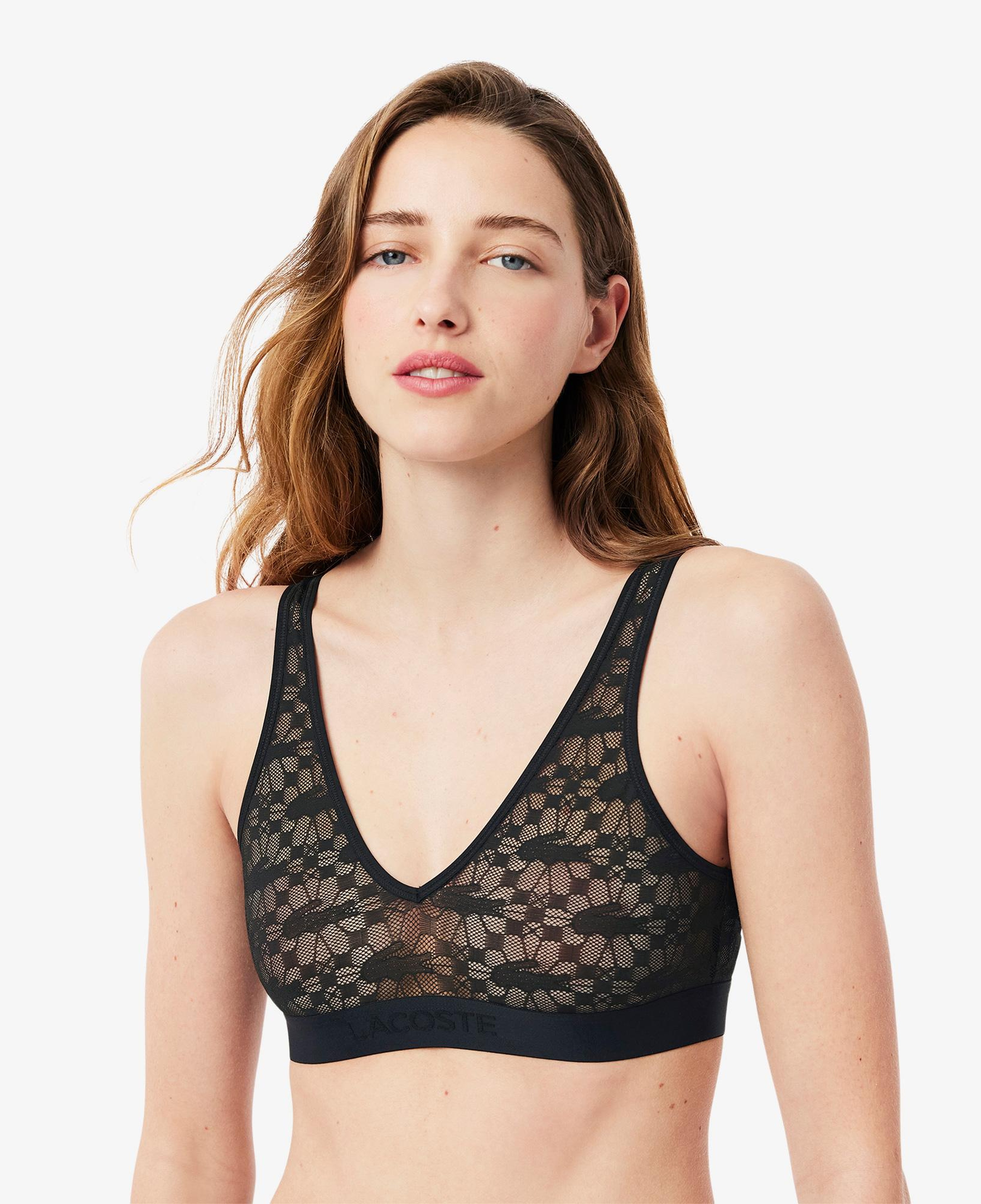 Lacoste Kadın Siyah Bra