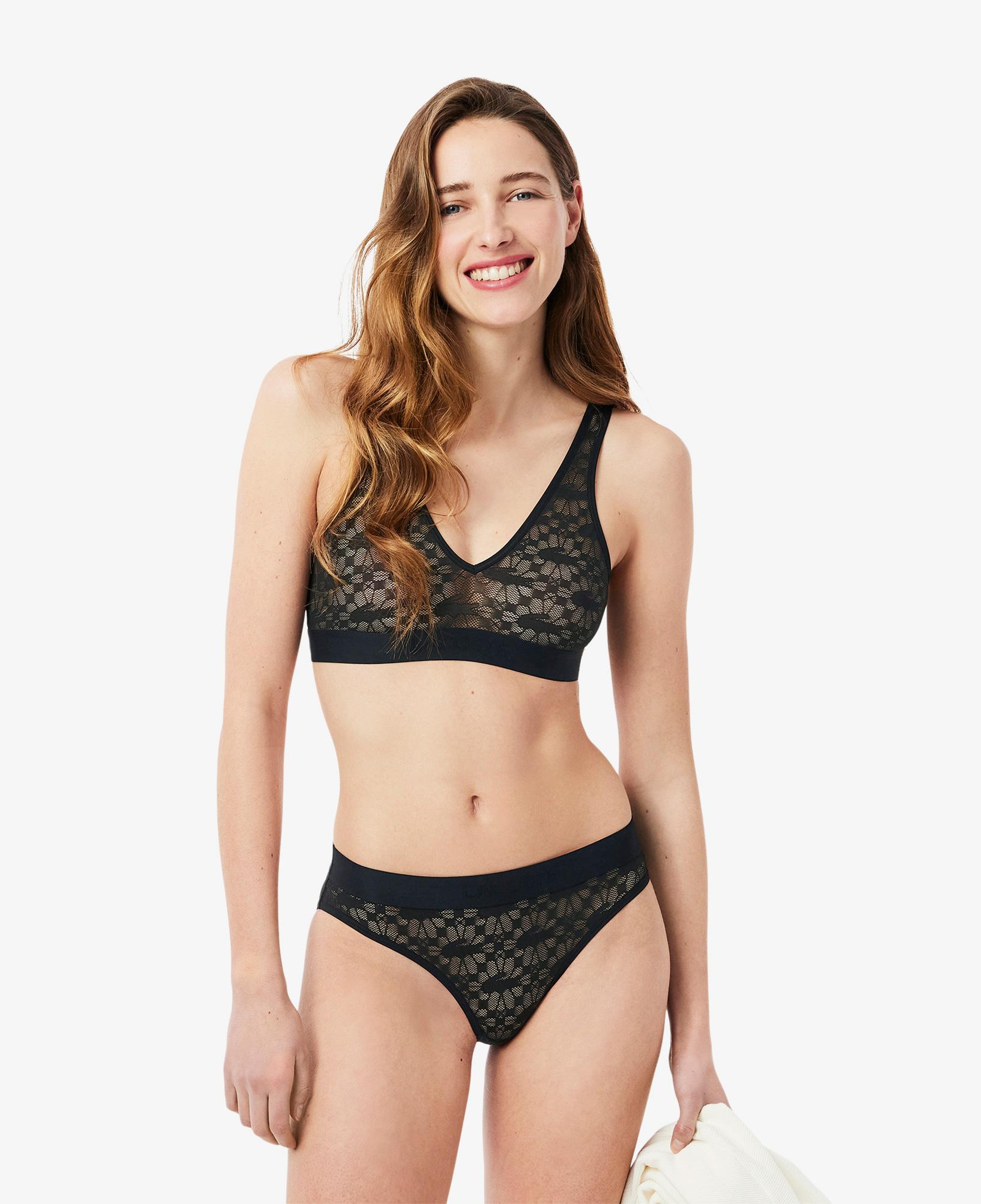 Lacoste Kadın Siyah Bra