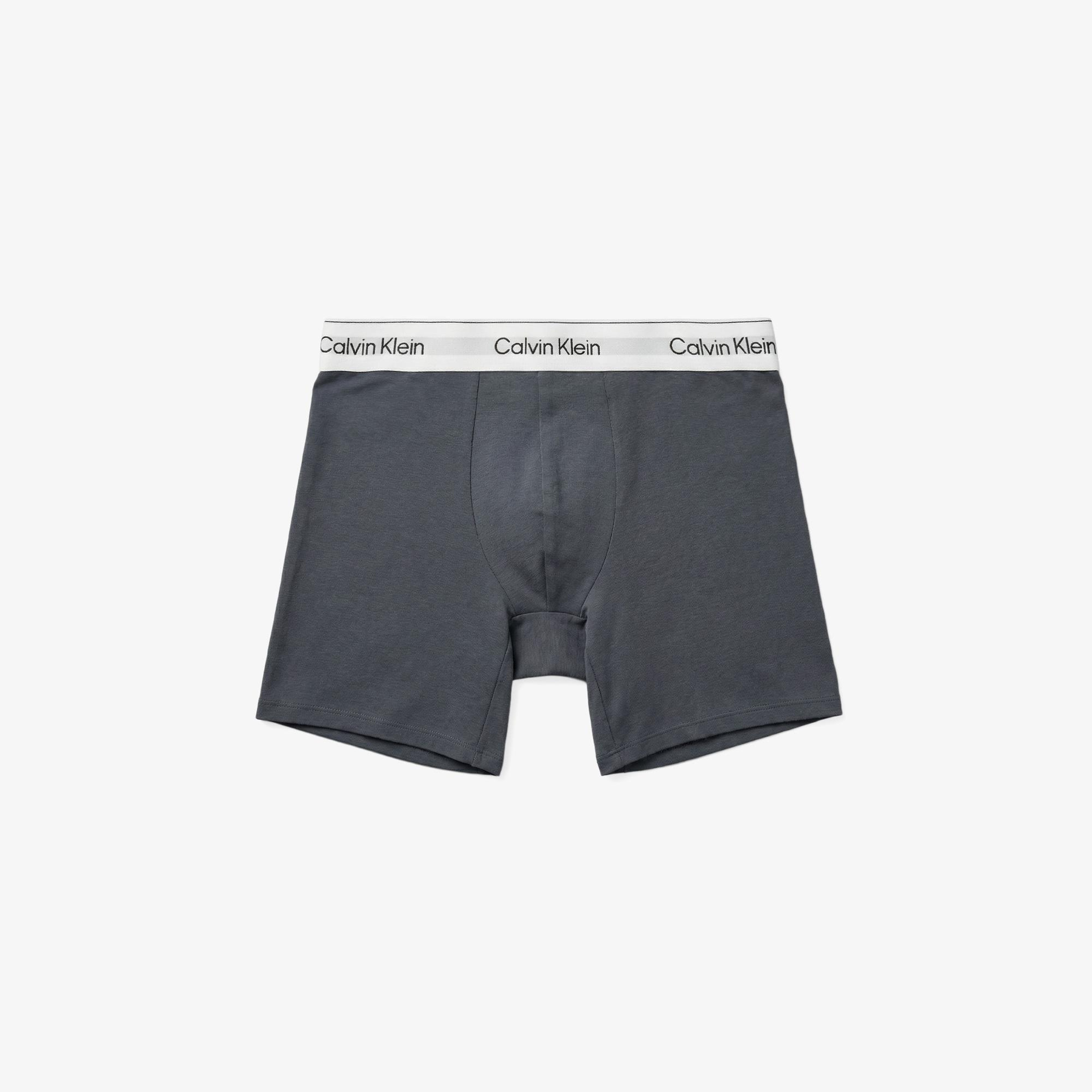 Calvin Klein Brief 3'lü Erkek Mavi Boxer