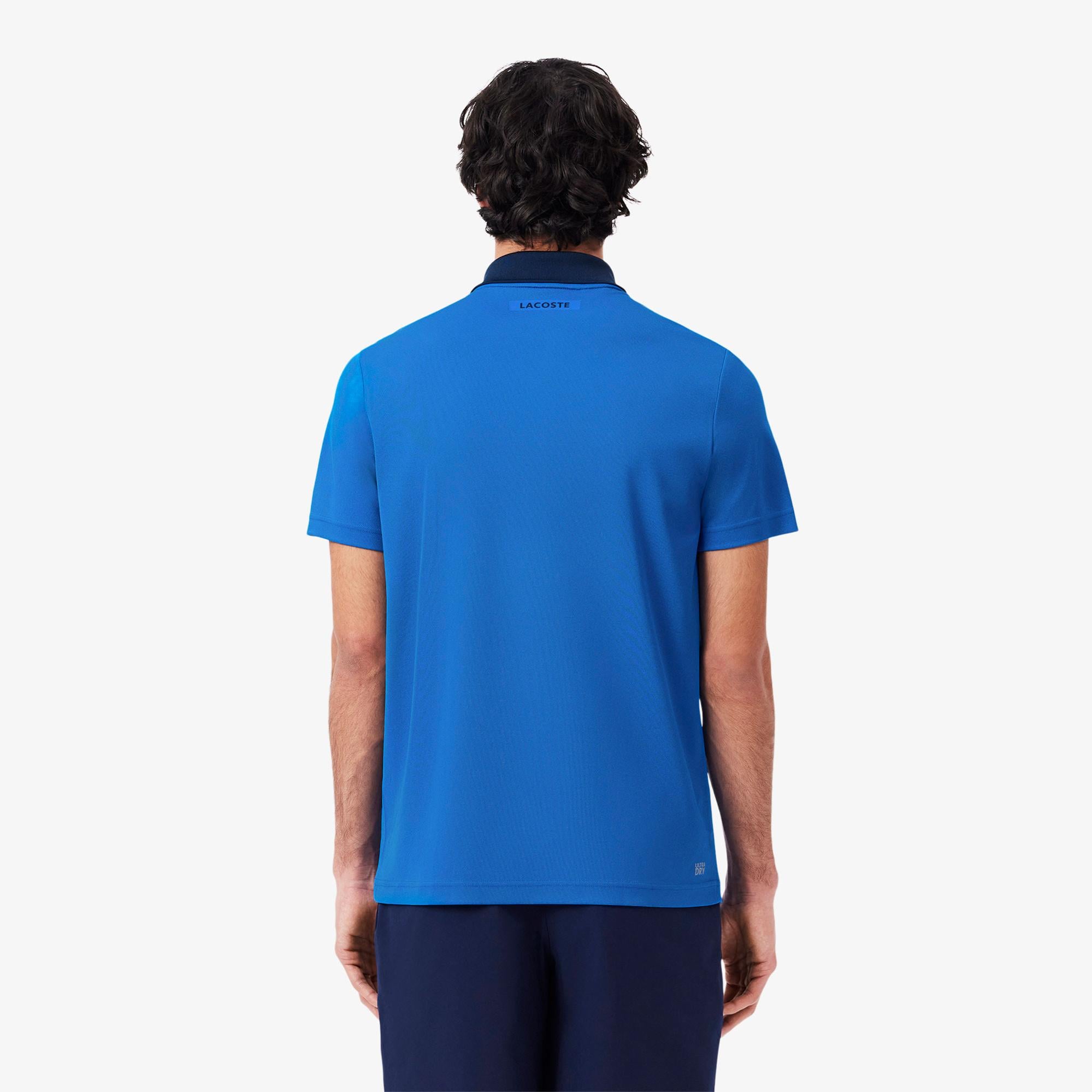 Lacoste Sport X Novak Djokovic Erkek Regular Fit Baskılı Lacivert Polo