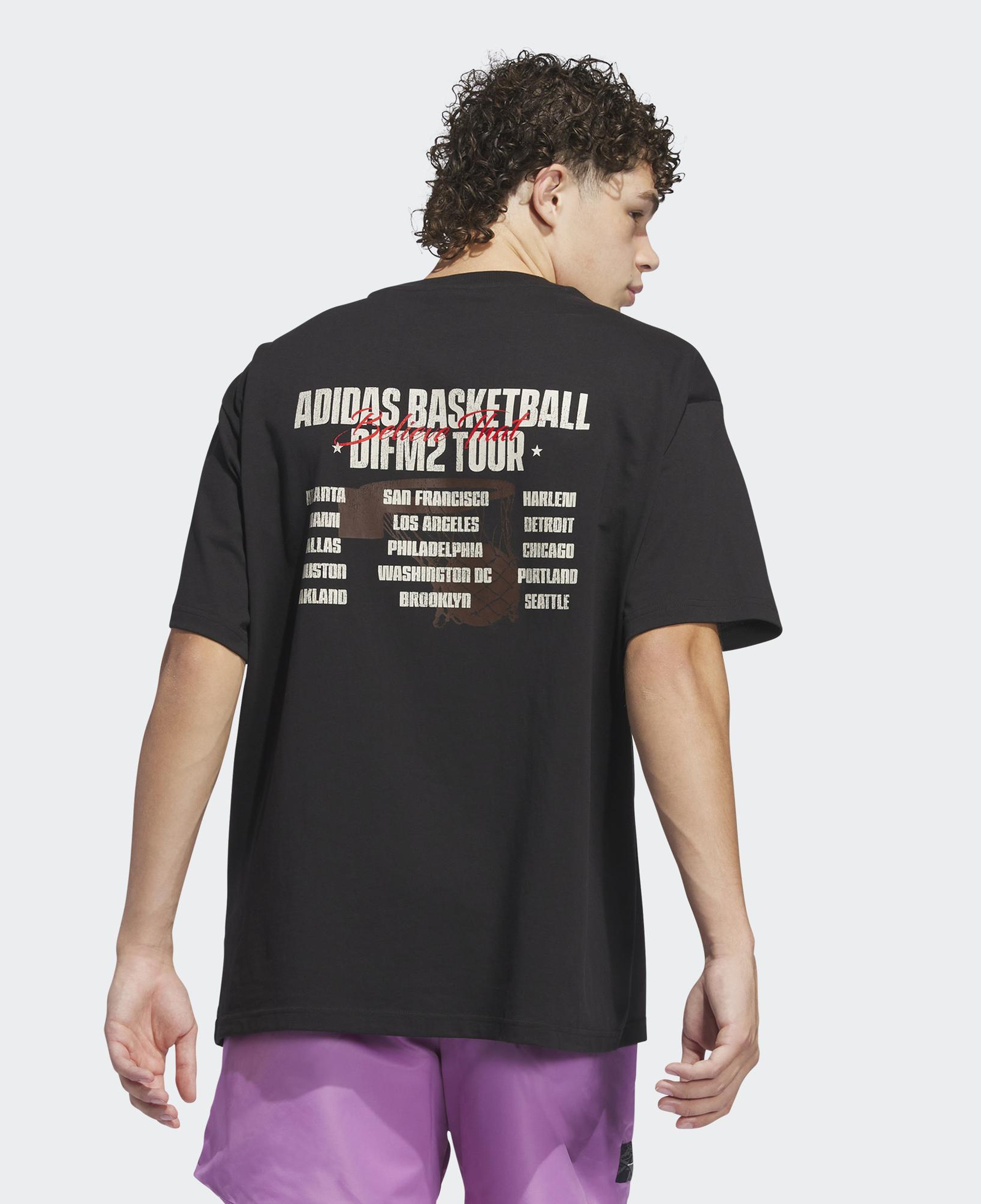adidas Anthony Edwards Graphic Erkek Siyah Günlük T-Shirt