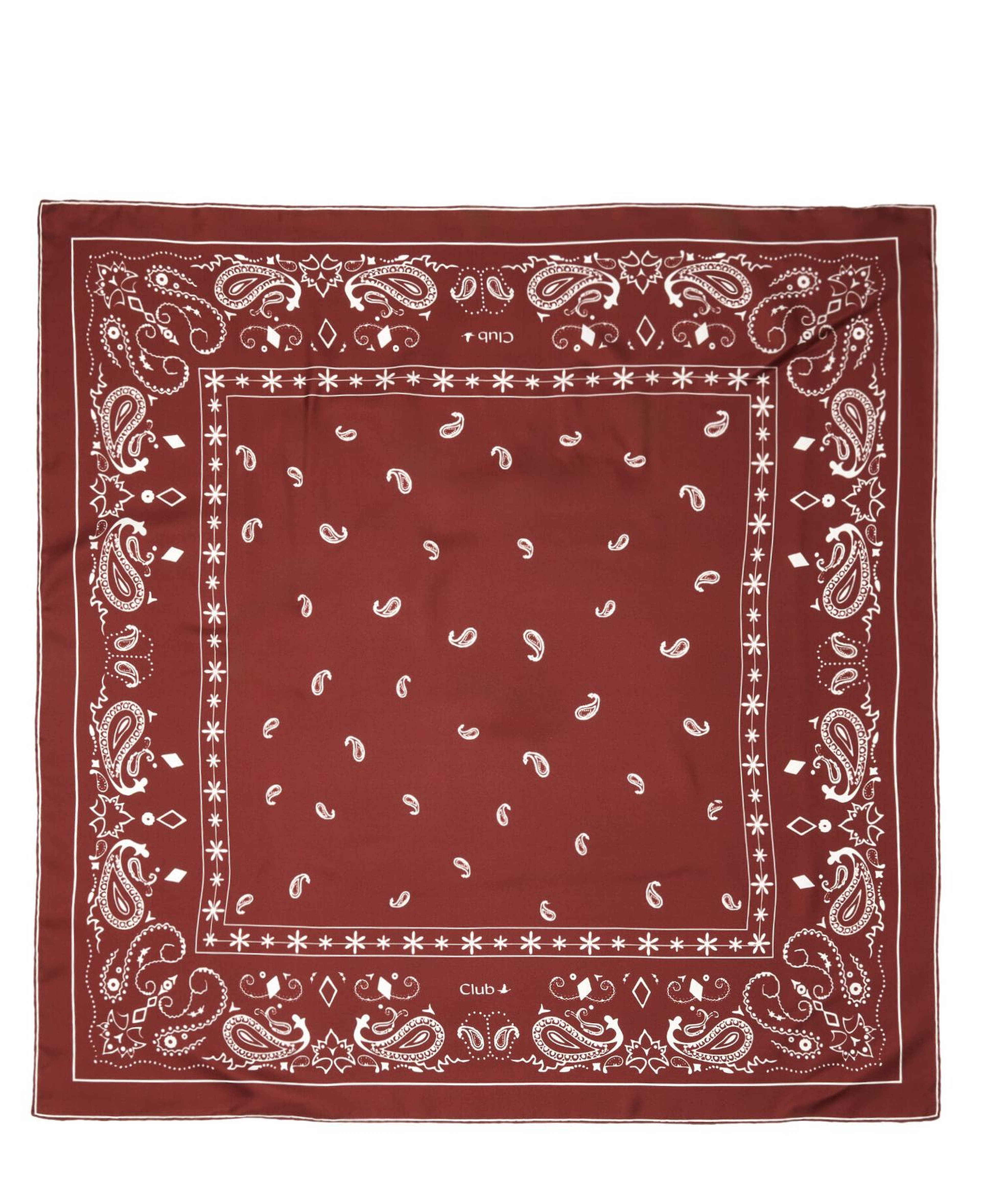 Beymen Club Kadın Bordo Şal Desenli İpek Eşarp