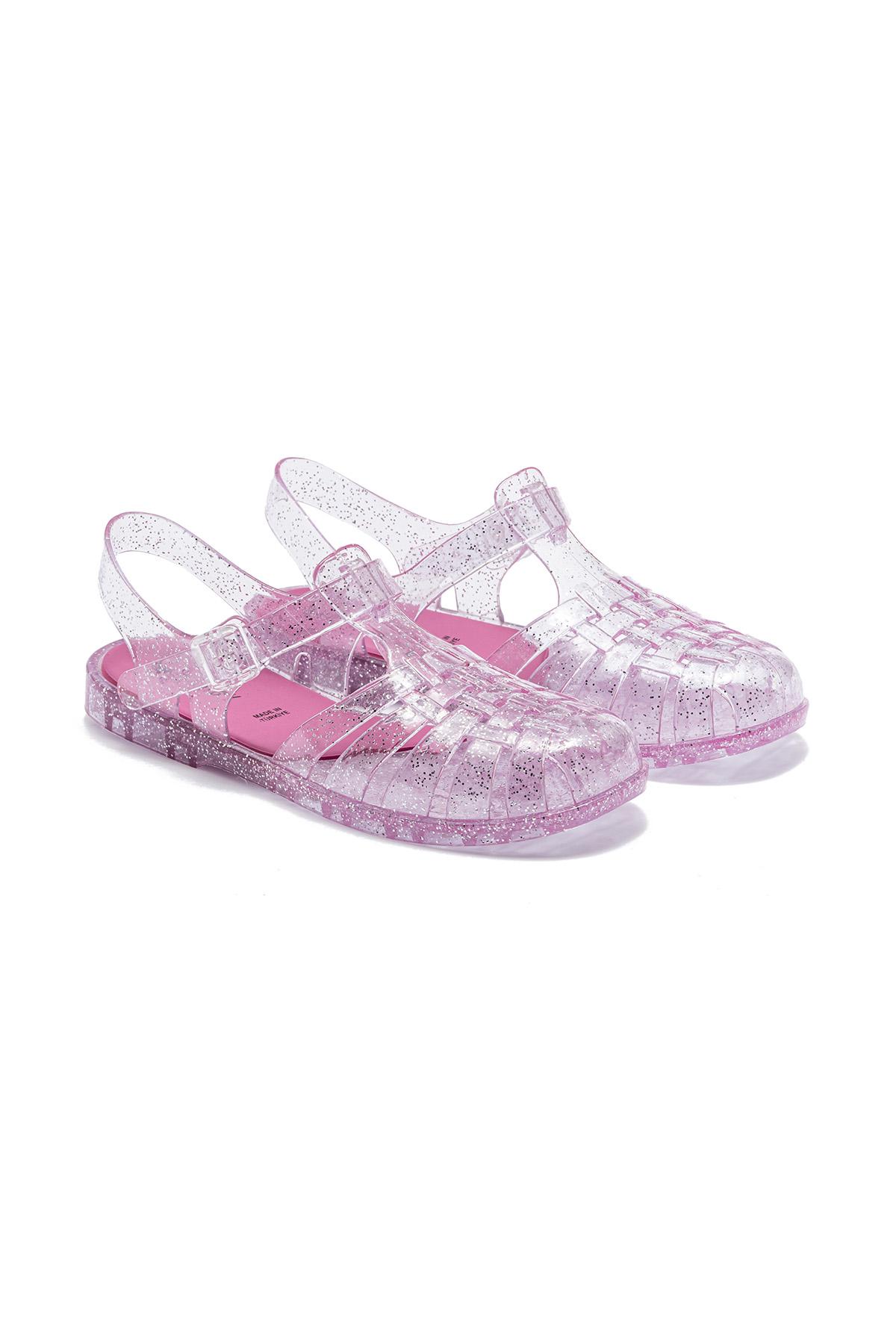 Carolina Kadın Sandalet Simli Pembe 36/40