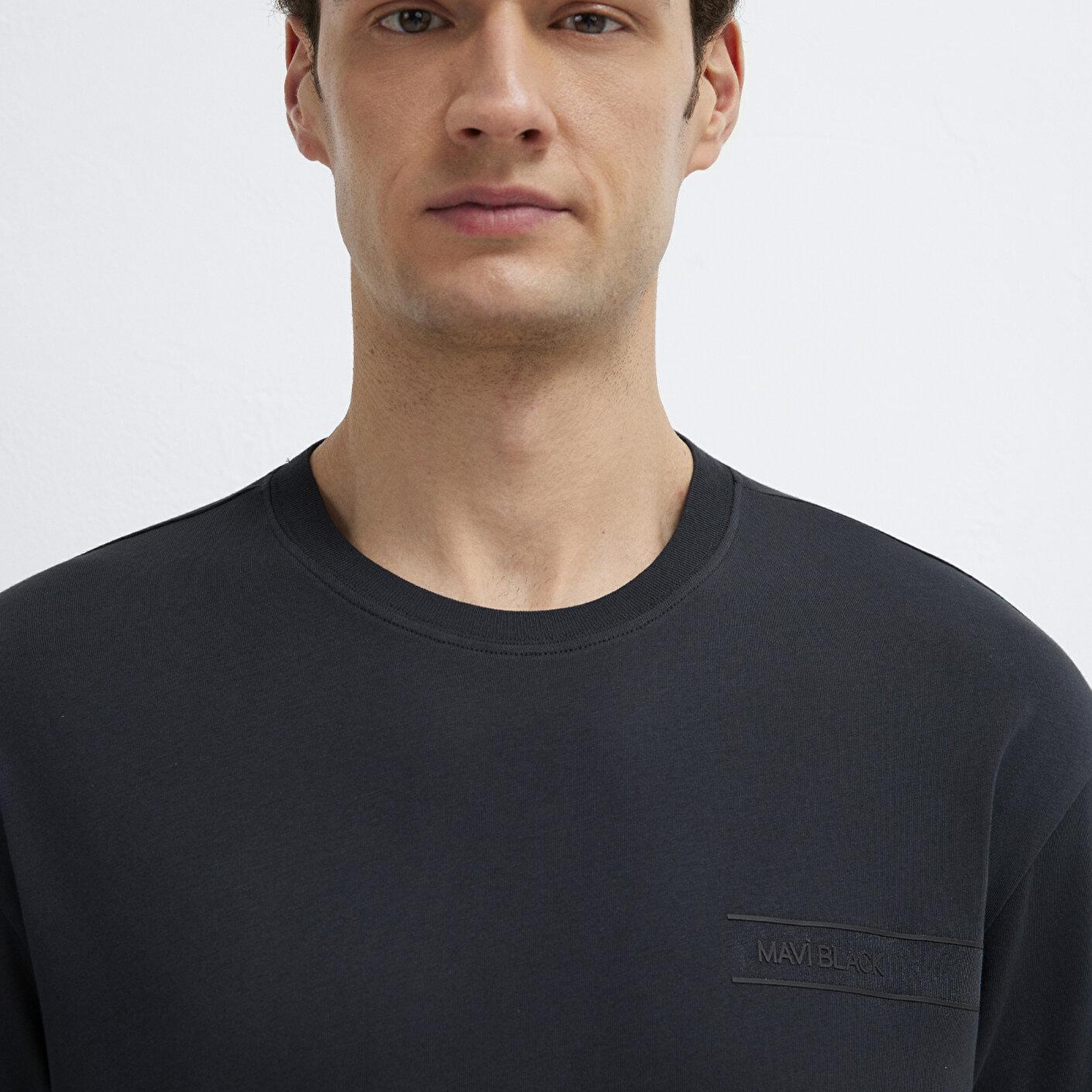Mavi Mavi Black Siyah Tişört Loose Fit / Bol Rahat Kesim 0613589-71379