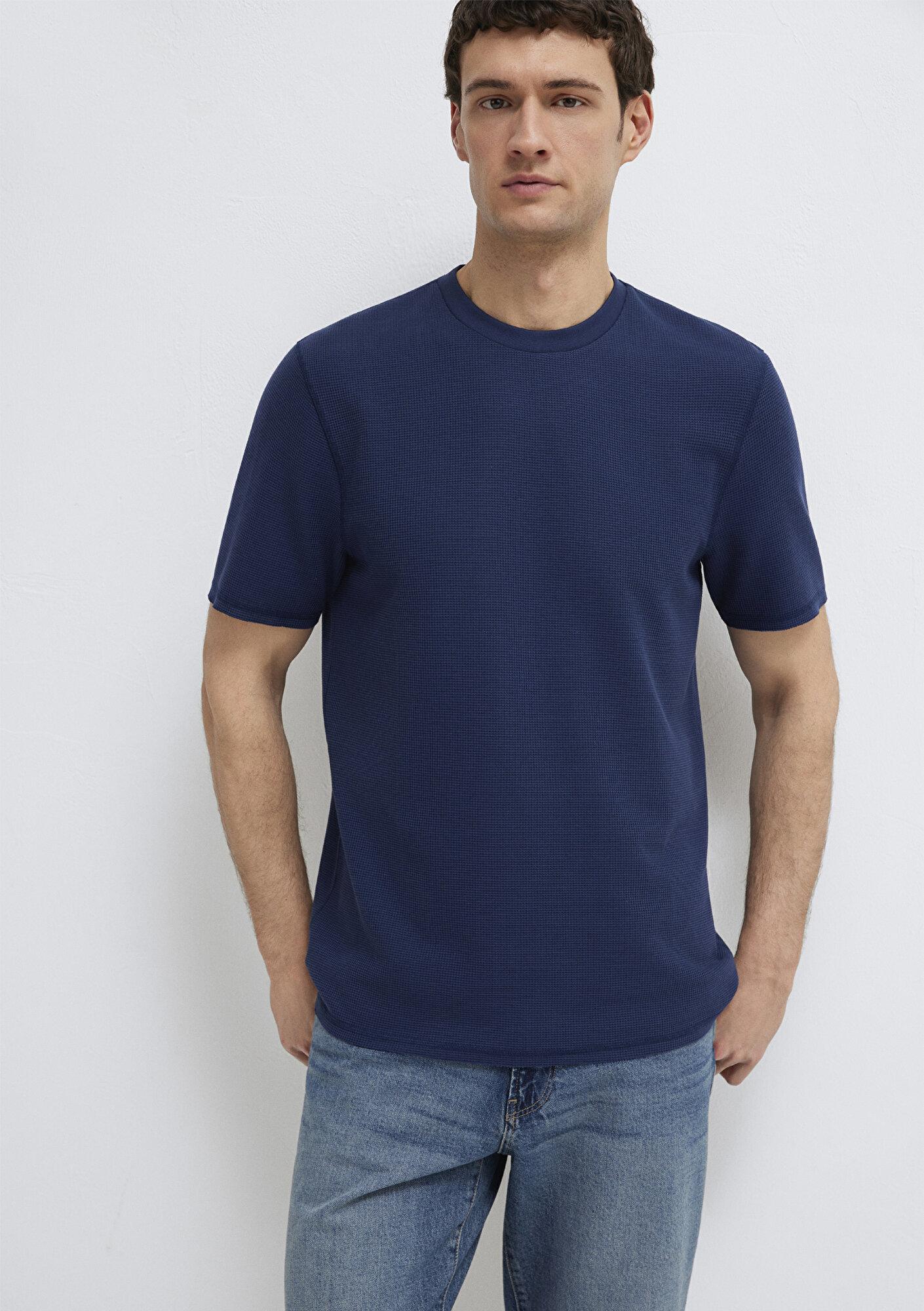 Mavi Dokulu Lacivert Basic Tişört Regular Fit / Normal Kesim 0610277-70492