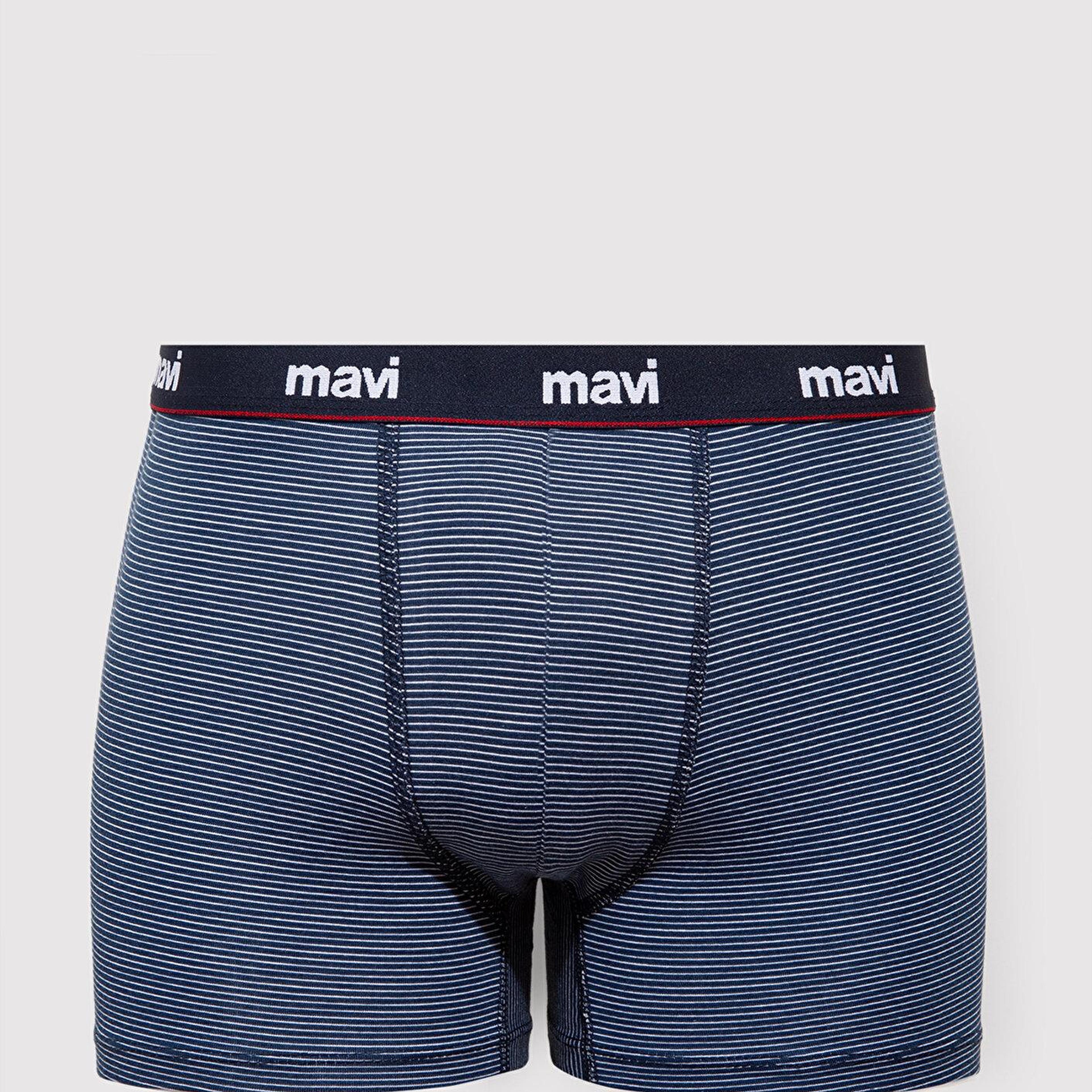 Mavi 3lü Baskılı Lacivert Boxer 0912348-30717