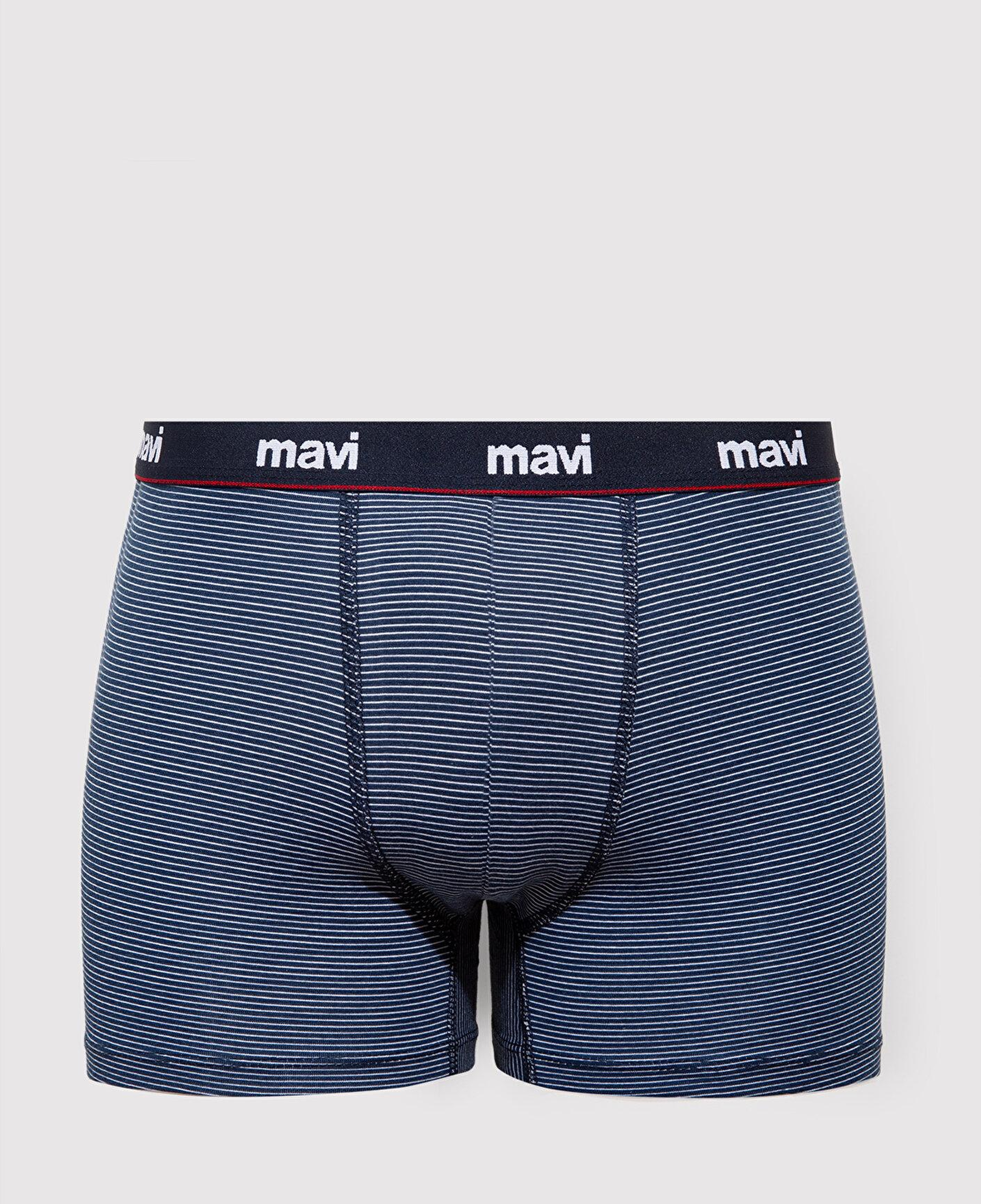 Mavi 3lü Baskılı Lacivert Boxer 0912348-30717