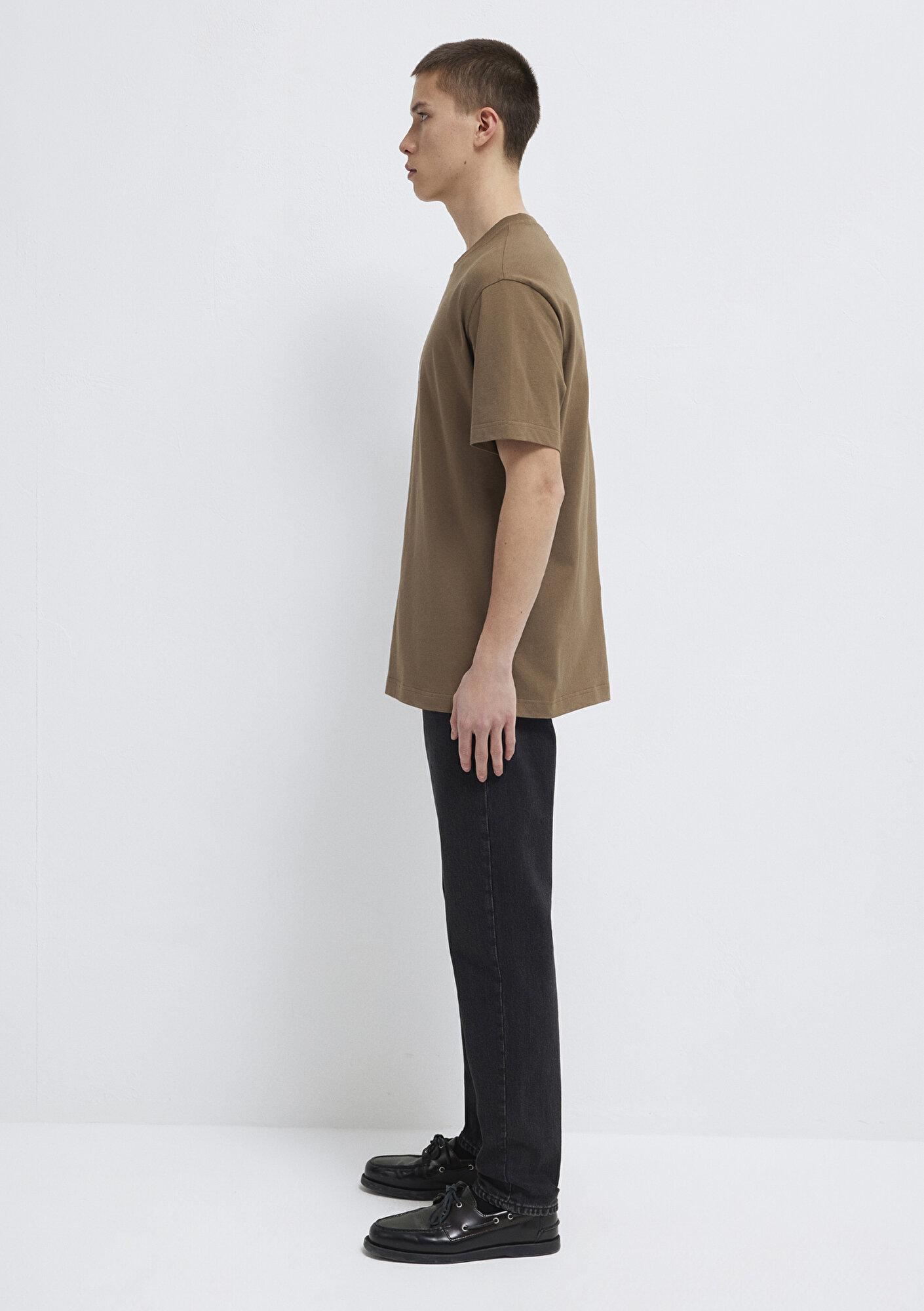 Mavi Mavi Pro Kahverengi Tişört Loose Fit / Bol Rahat Kesim 0613440-70378