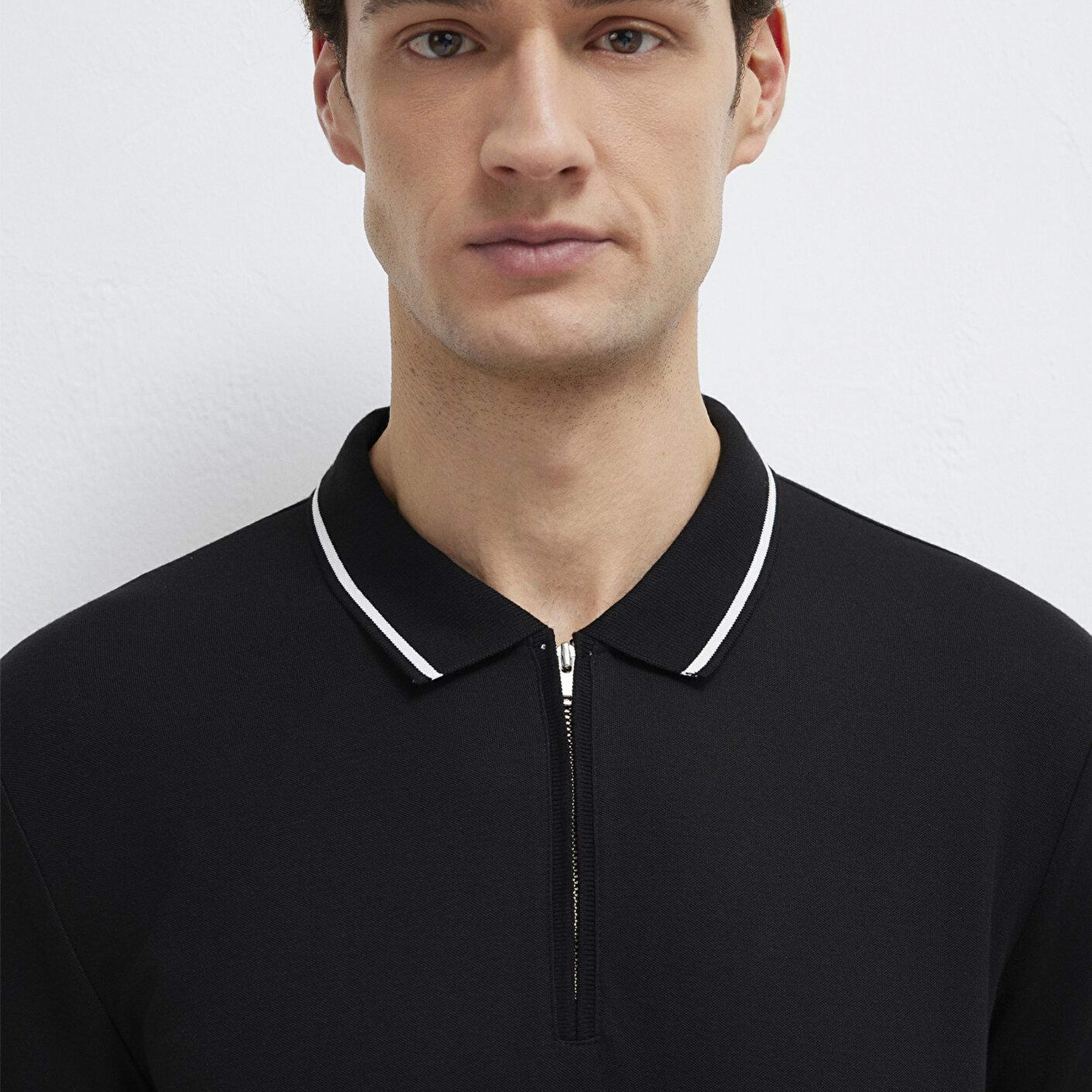 Mavi Soft-Premium Siyah Polo Tişört Regular Fit / Normal Kesim 0612880-900