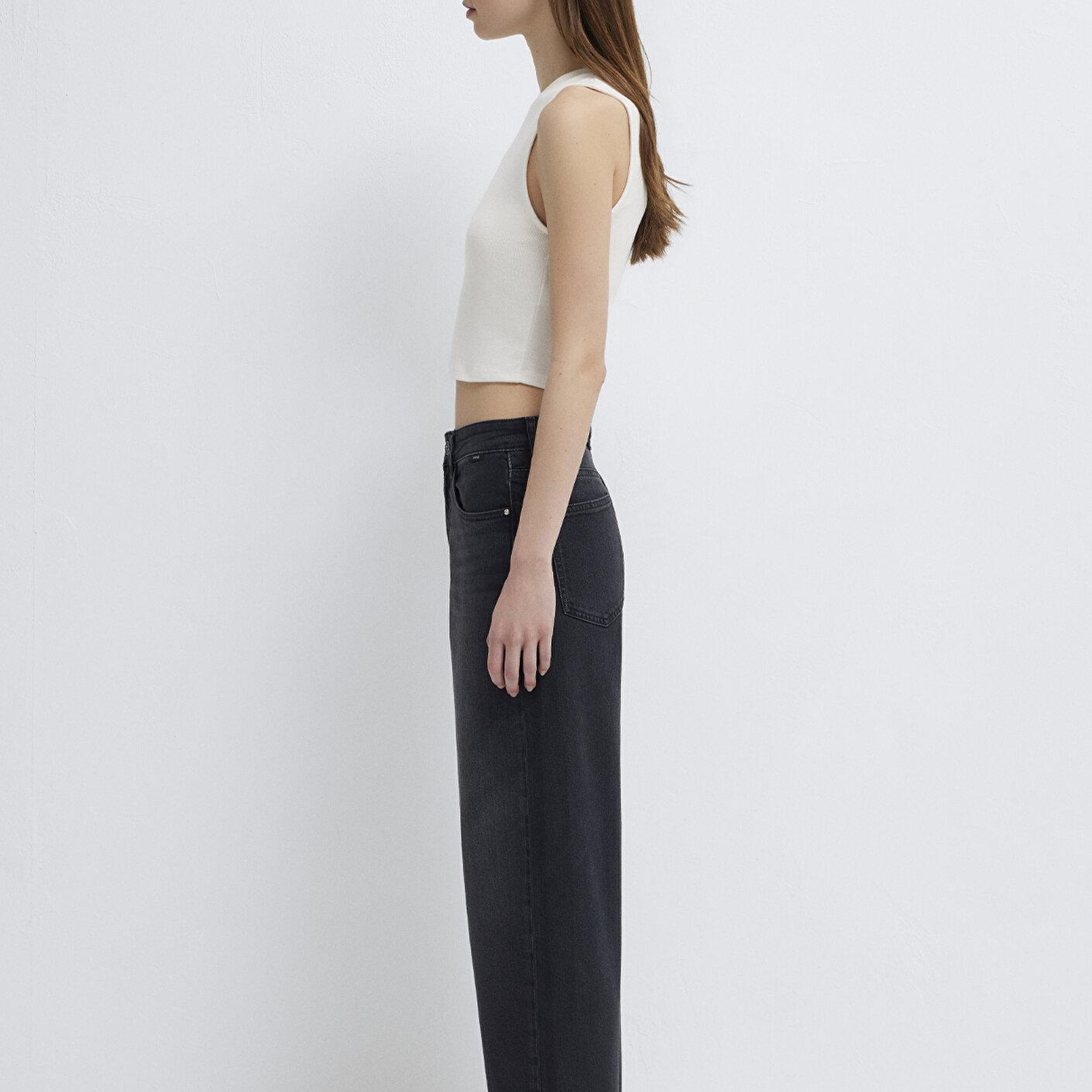 Mavi Ekru Crop Atlet Crop / Kısa Kesim 1613982-70057