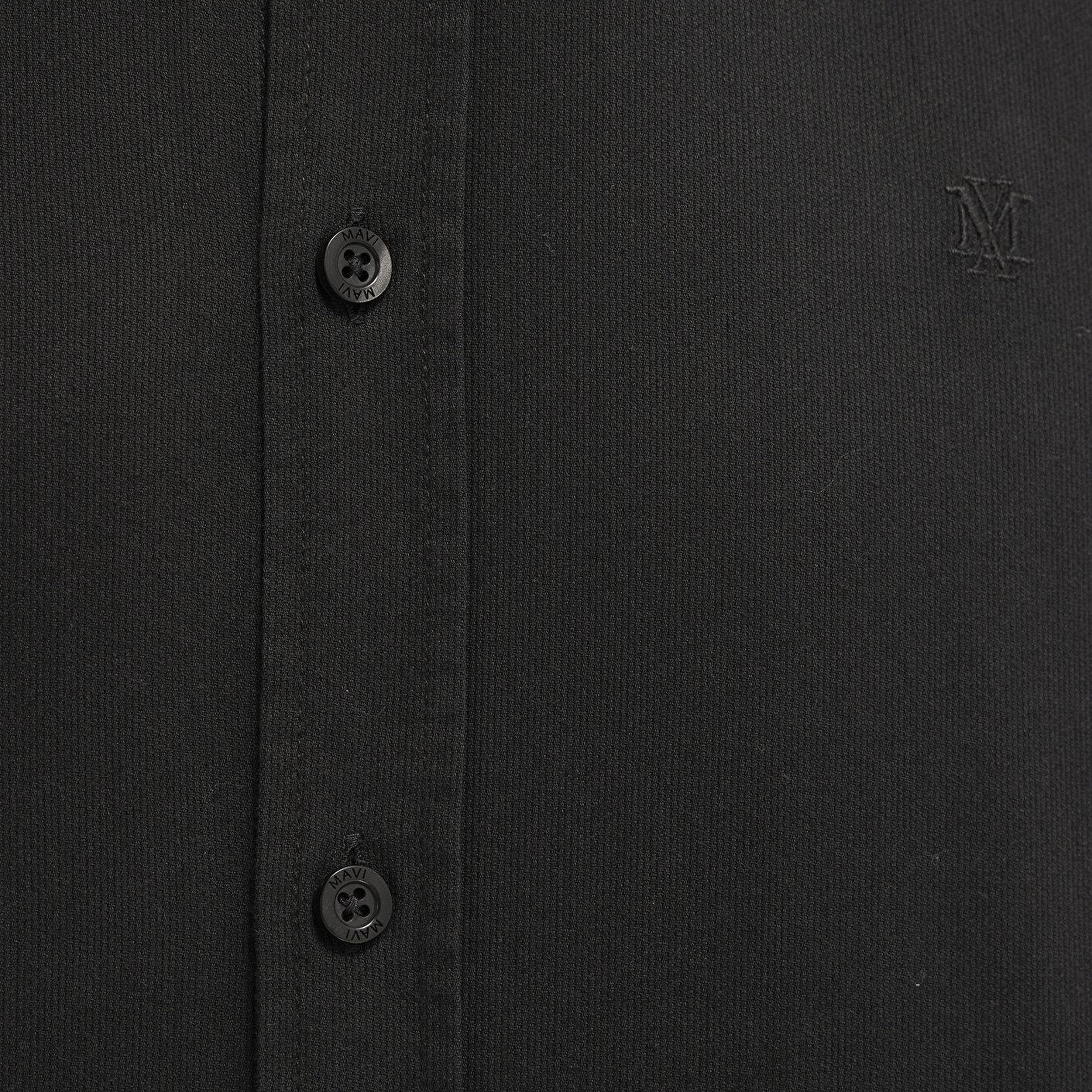 Mavi M Logo Nakışlı Kahverengi Gömlek Slim Fit / Dar Kesim 0211192-90892