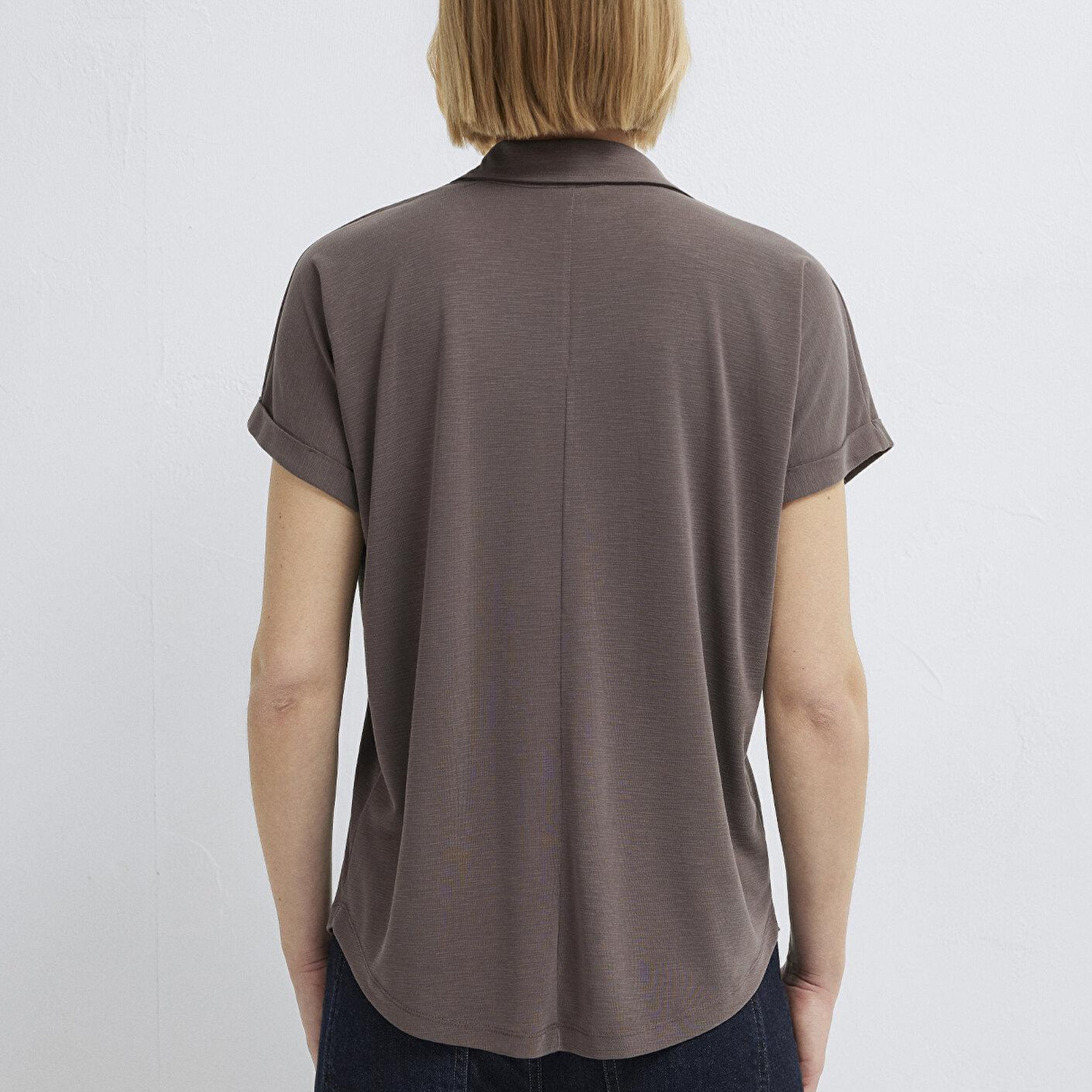 Mavi Soft-Premium Kahverengi (TENCEL™) Modal Karışımlı Gömlek Regular Fit / Normal Kesim 168081-87537
