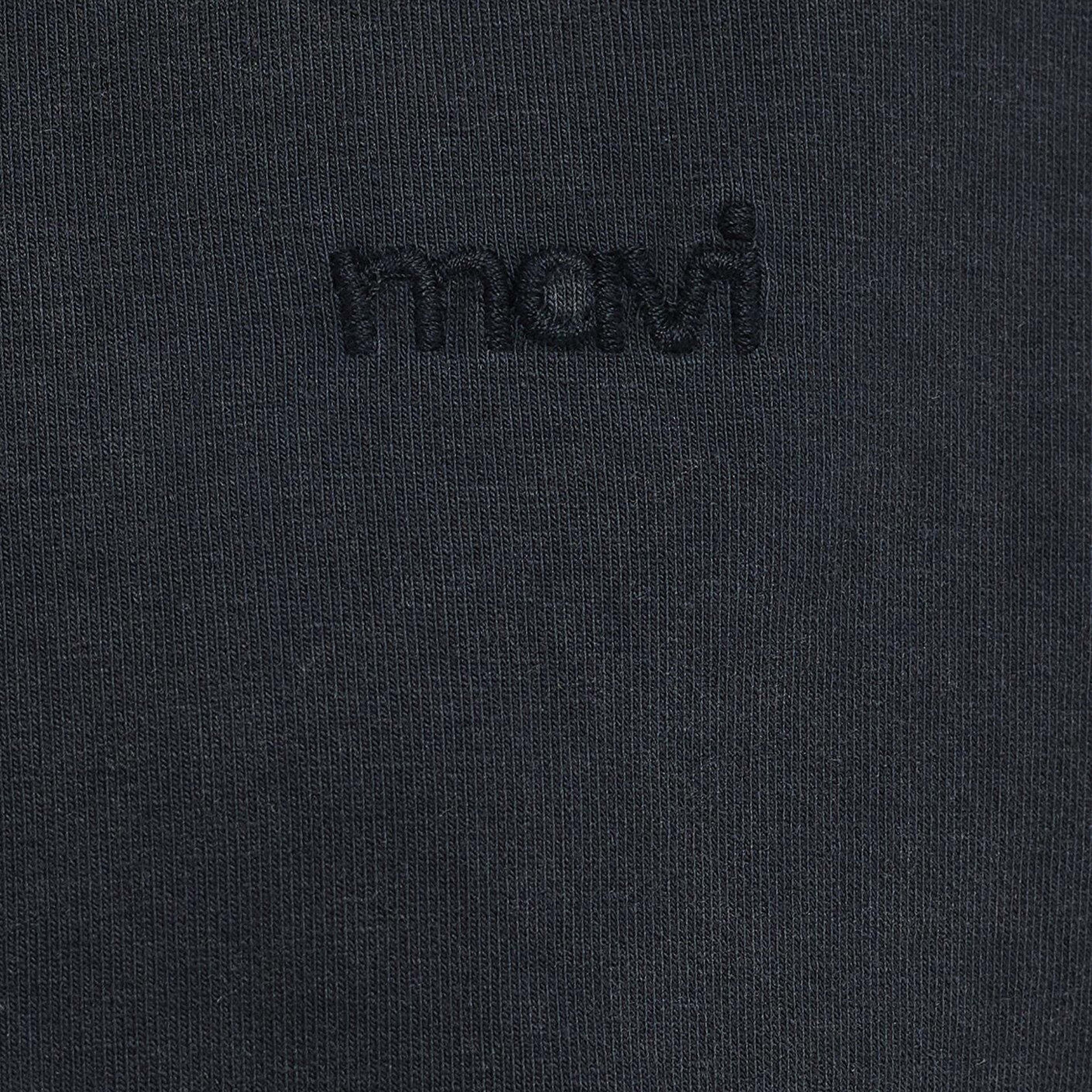 Mavi Mavi Logo Baskılı Antrasit Tişört Loose Fit / Bol Rahat Kesim 1613880-70087