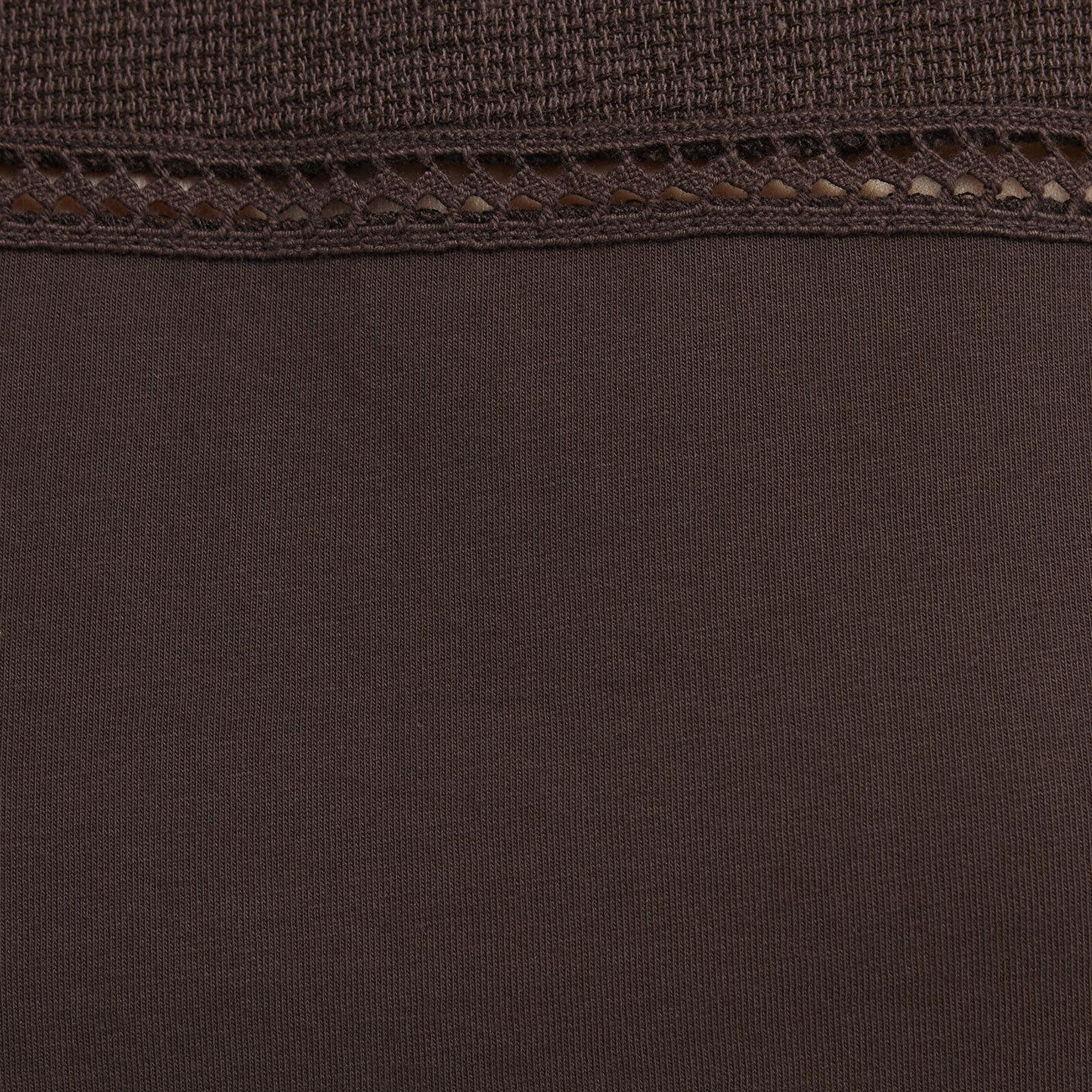 Mavi Dokulu Kahverengi Tişört Regular Fit / Normal Kesim 1613969-70236