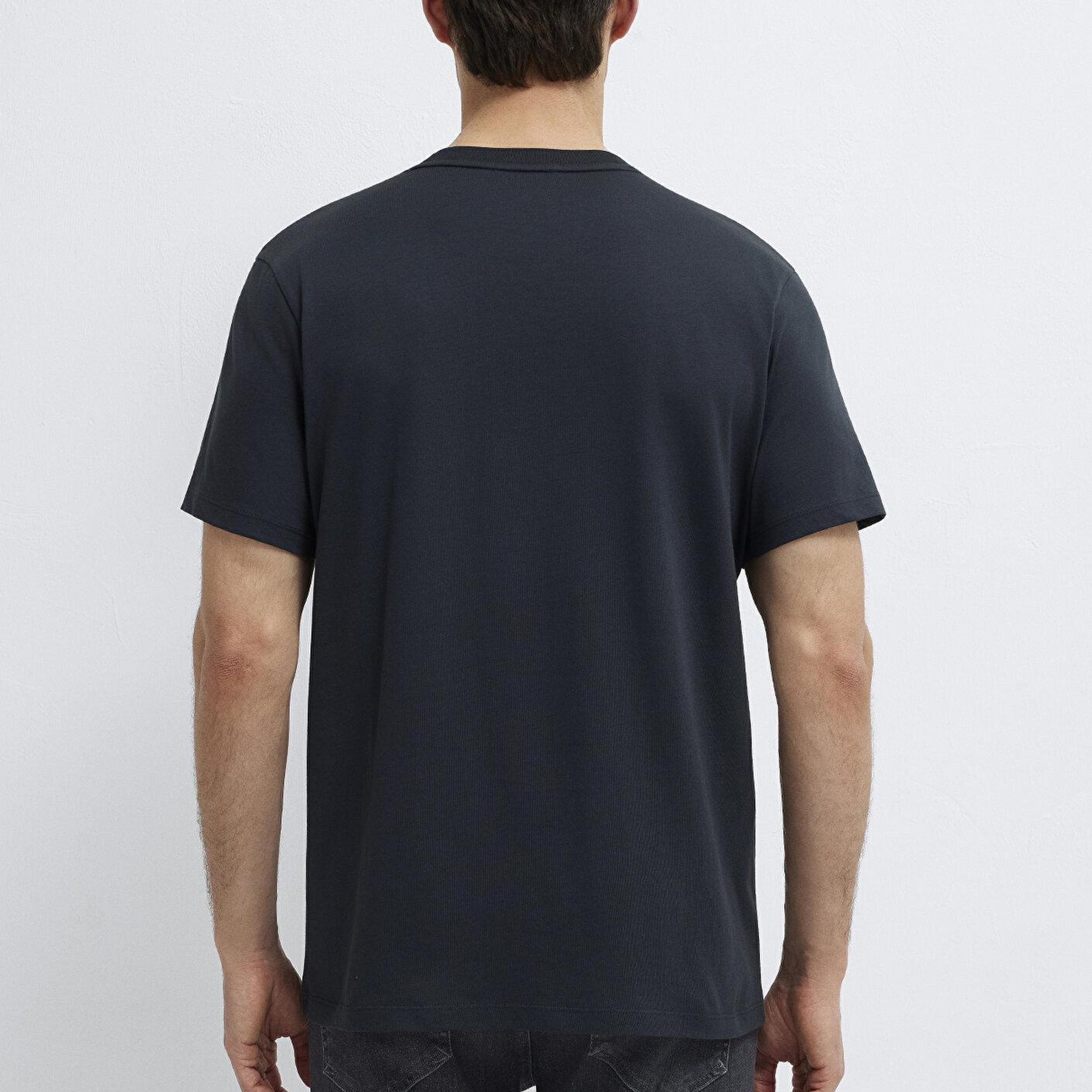 Mavi Mavi Black Baskılı Siyah Tişört Regular Fit / Normal Kesim 0613270-71379