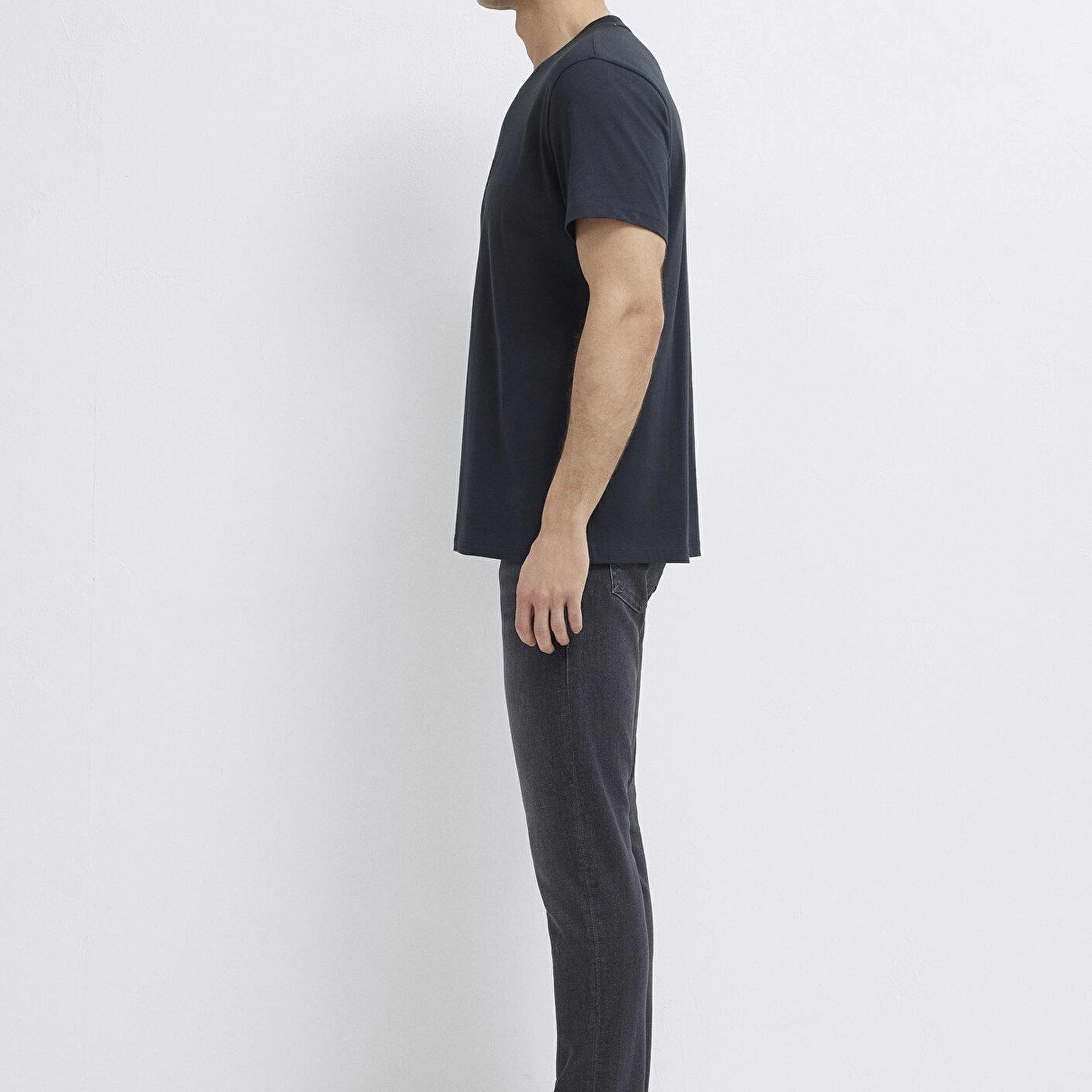 Mavi Mavi Black Baskılı Siyah Tişört Regular Fit / Normal Kesim 0613270-71379