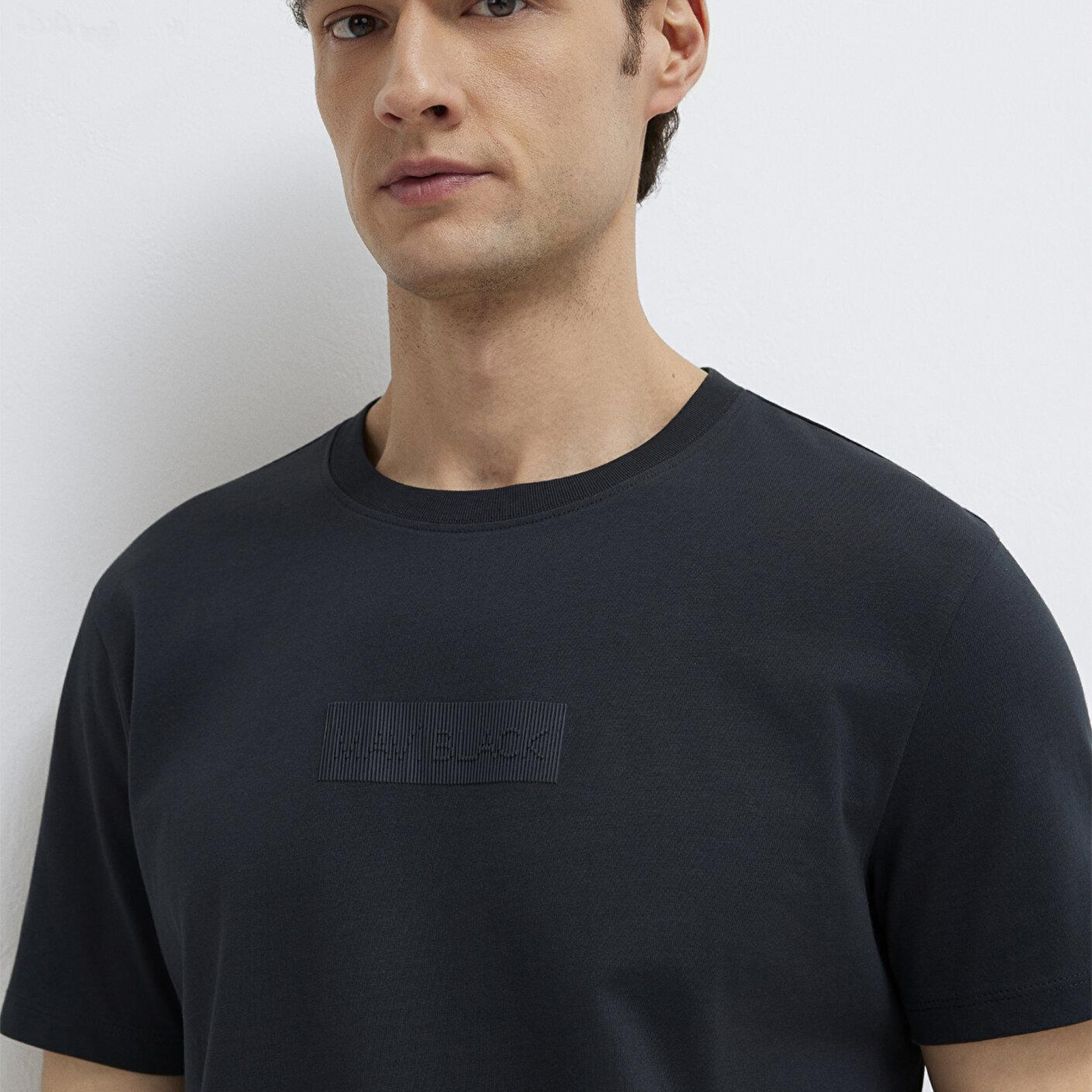 Mavi Mavi Black Baskılı Siyah Tişört Regular Fit / Normal Kesim 0613270-71379