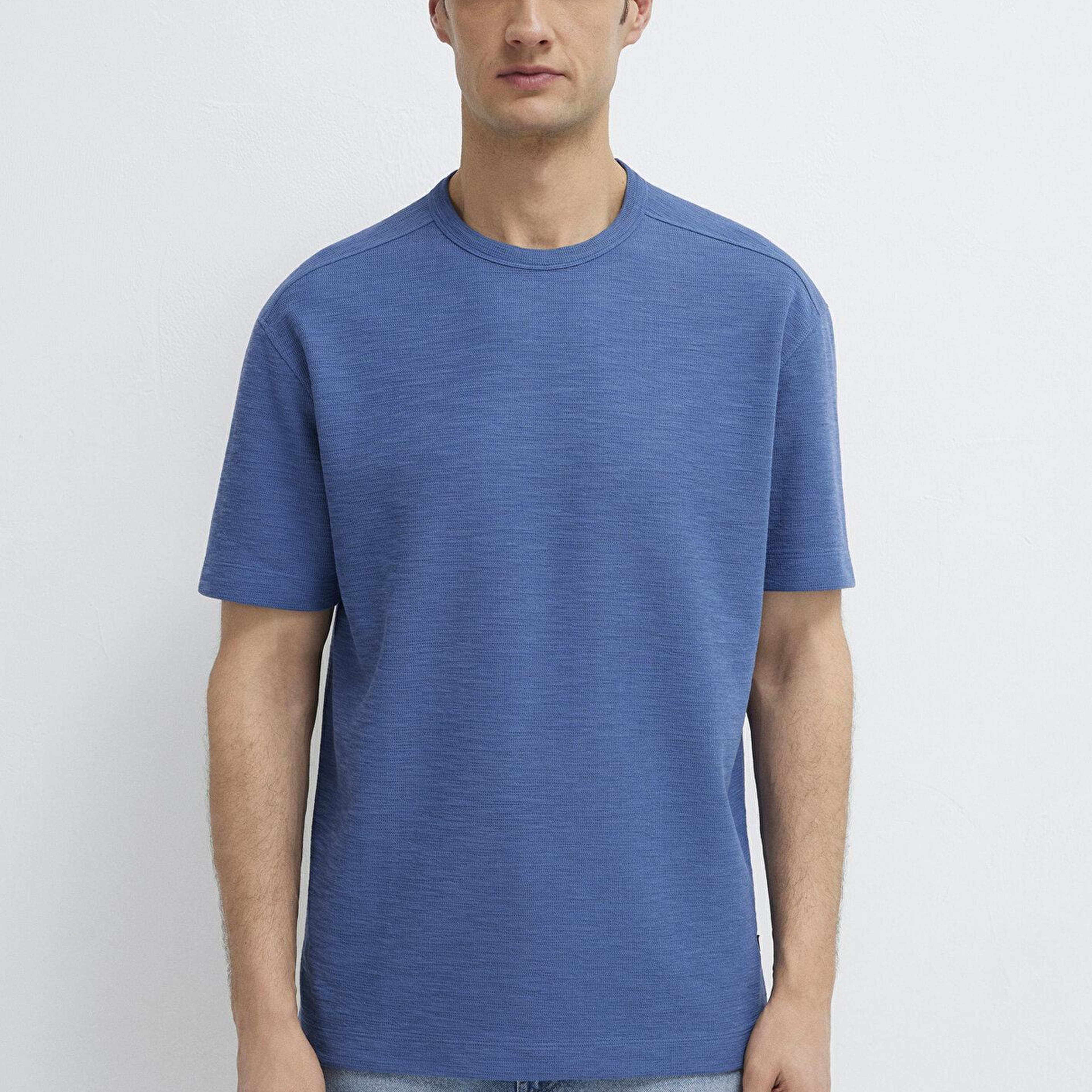 Mavi Mavi Basic Tişört Loose Fit / Bol Rahat Kesim 0613315-70738