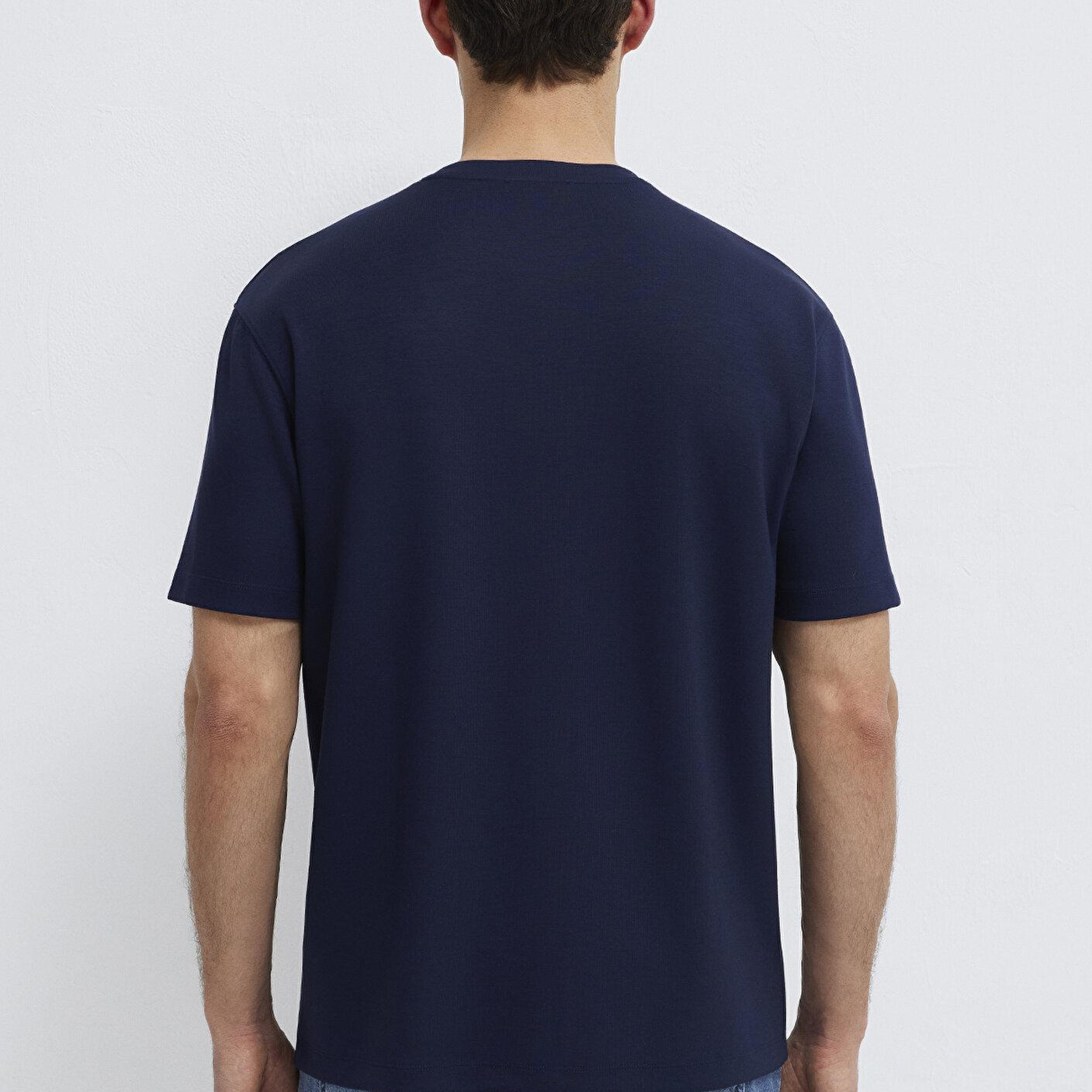 Mavi Soft-Premium Lacivert Tişört Loose Fit / Bol Rahat Kesim 0613467-86415