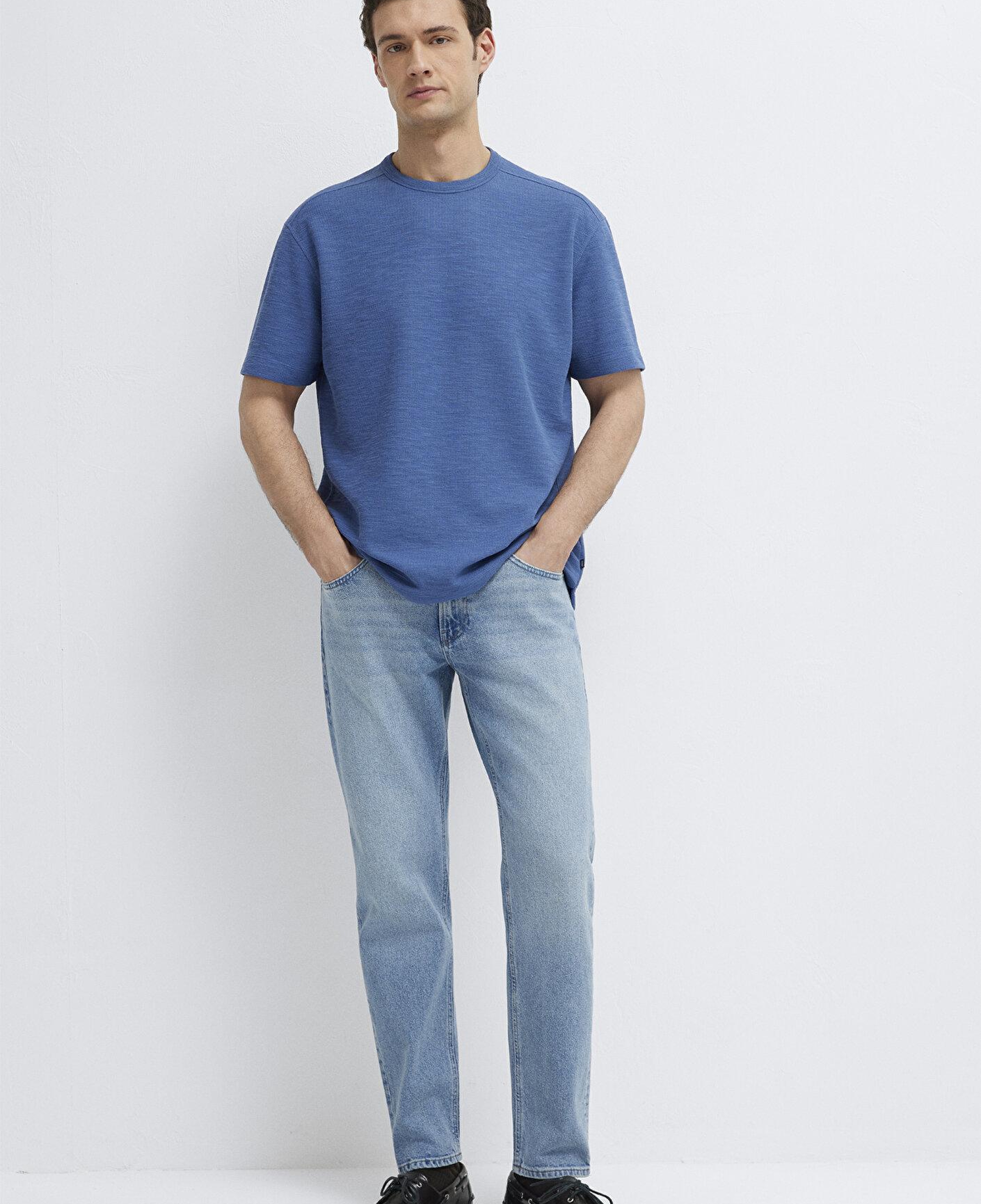 Mavi Mavi Basic Tişört Loose Fit / Bol Rahat Kesim 0613315-70738