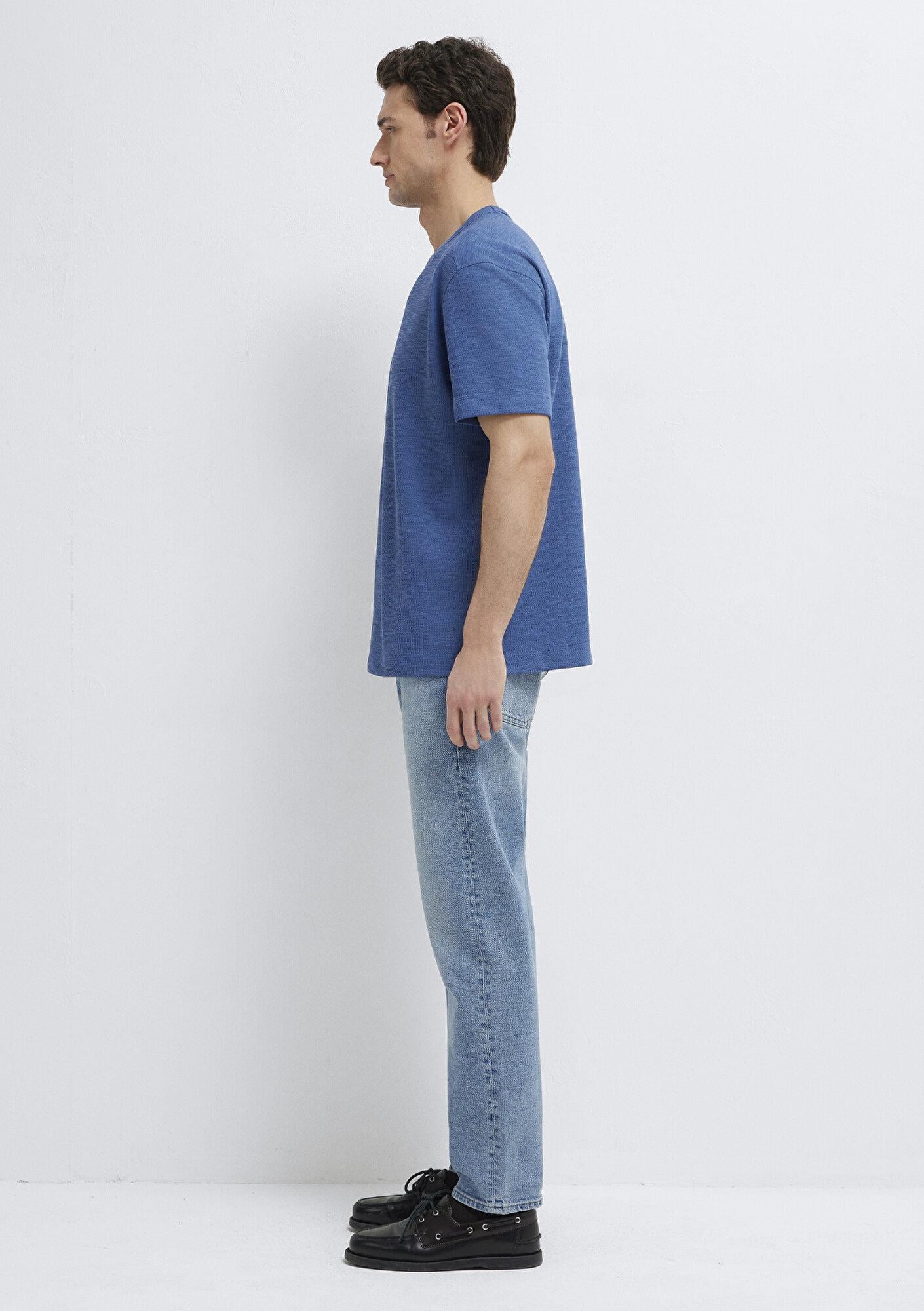 Mavi Mavi Basic Tişört Loose Fit / Bol Rahat Kesim 0613315-70738