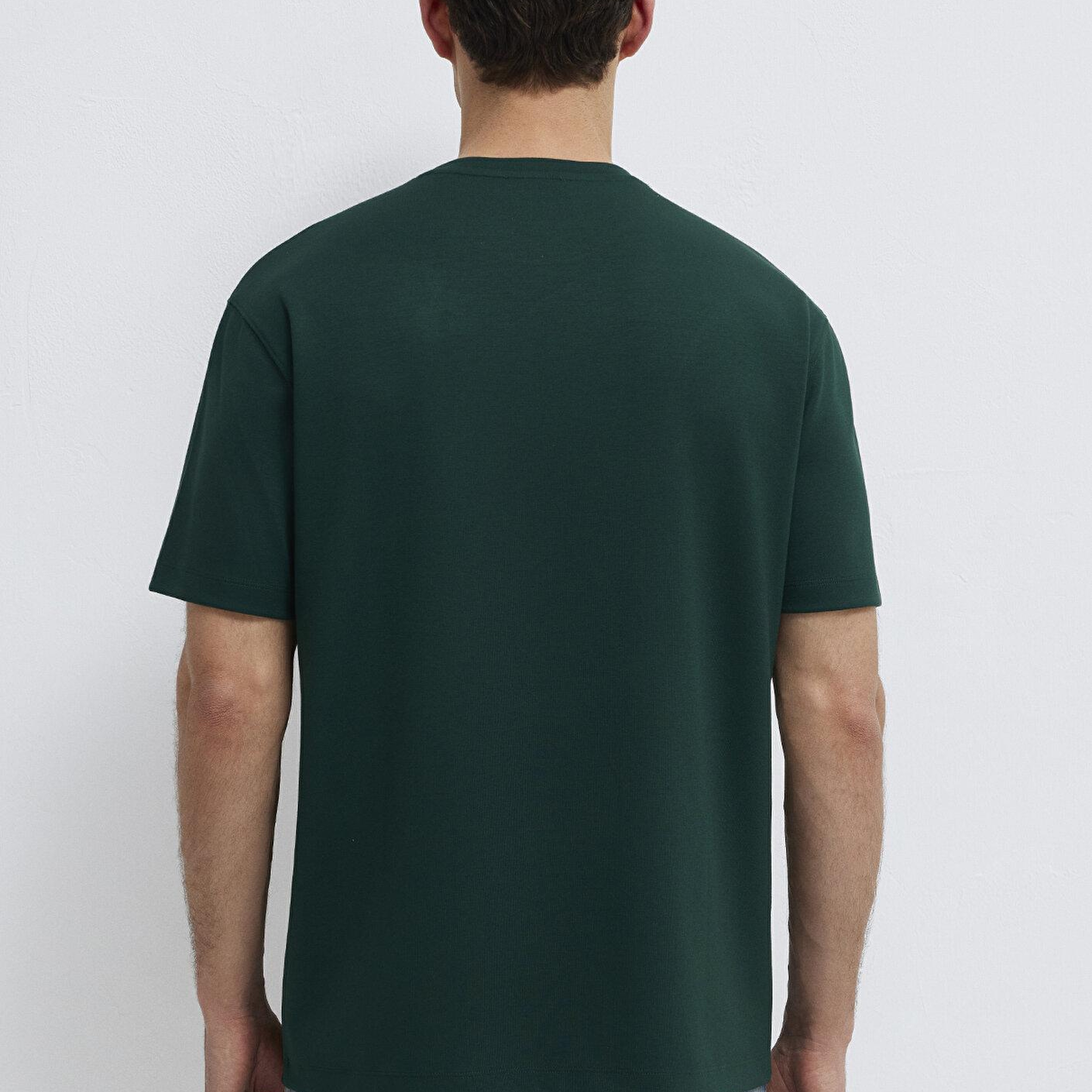Mavi Soft-Premium Yeşil Tişört Loose Fit / Bol Rahat Kesim 0613467-85370
