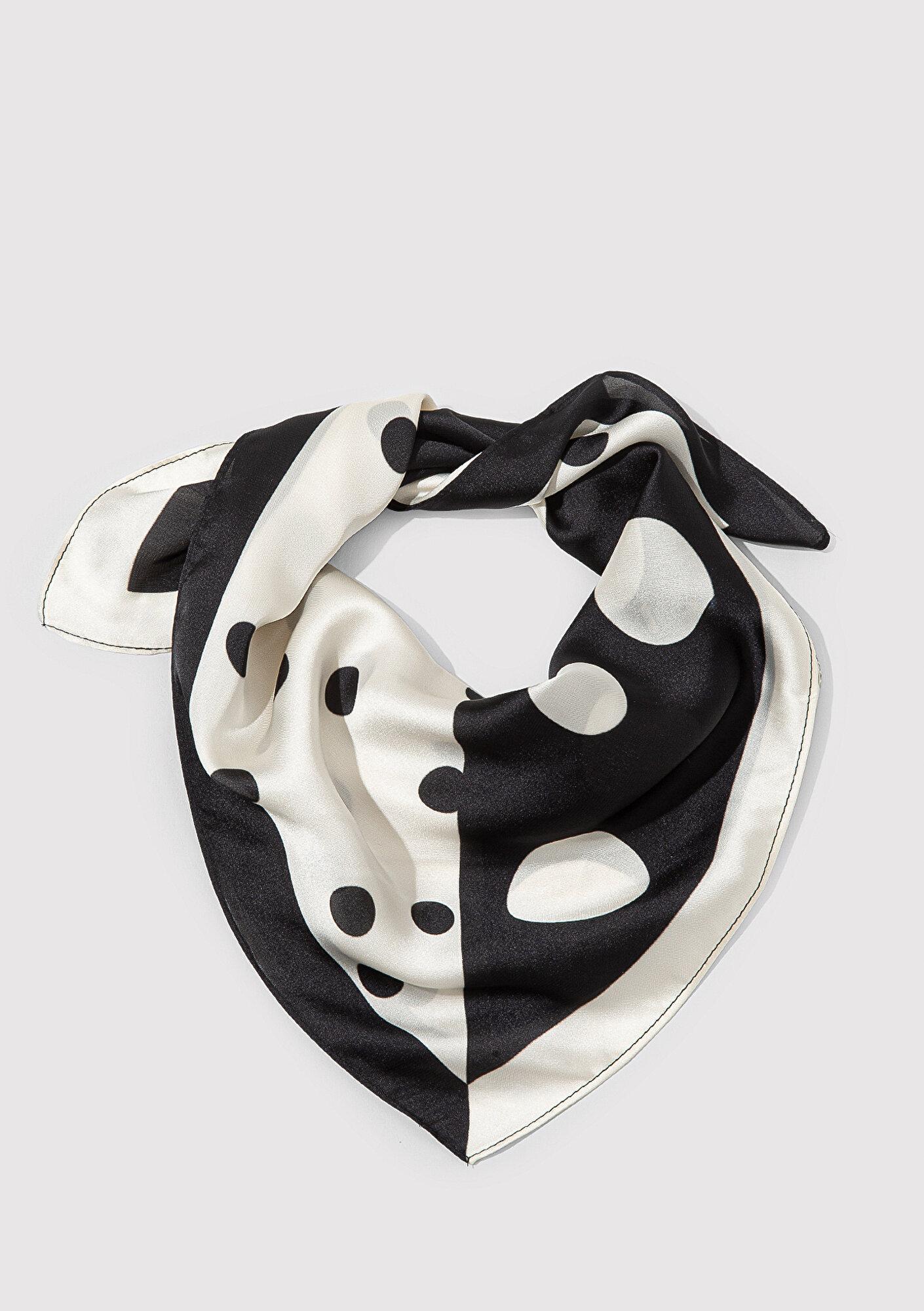 Mavi Puantiye Desenli Bandana 1913948-70048
