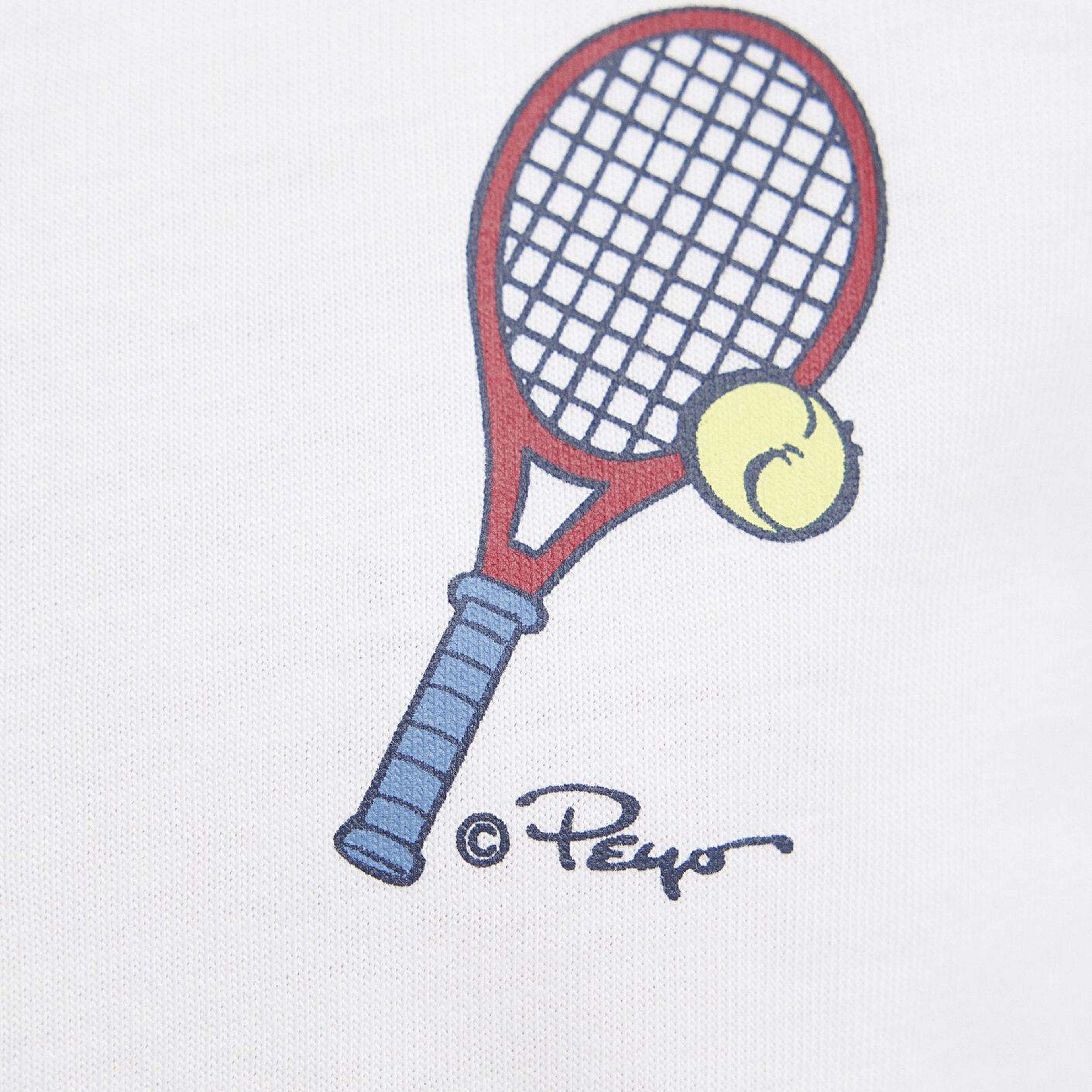 Mavi Şirinler Baskılı Ekru Tişört Regular Fit / Normal Kesim 1614041-70057