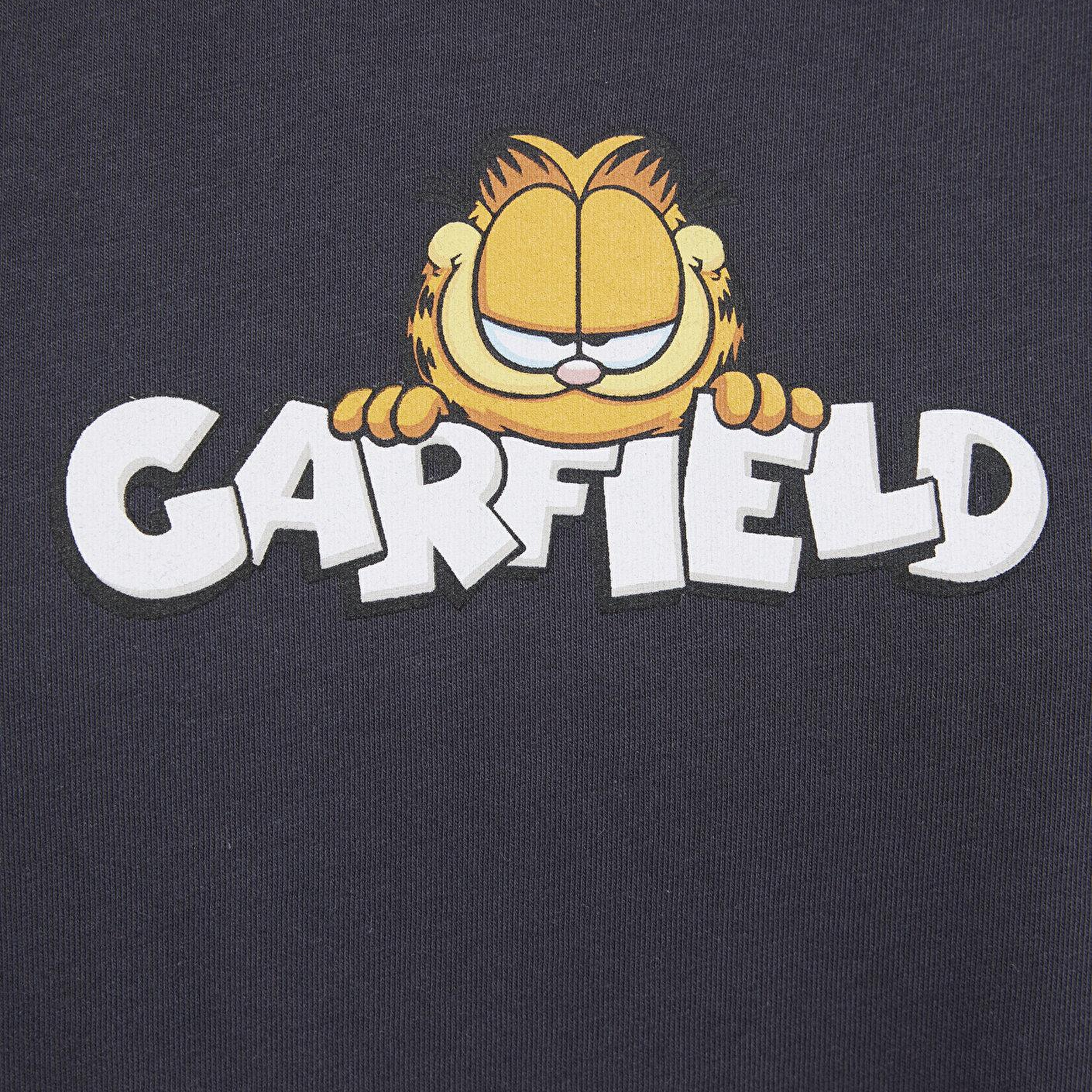 Mavi Garfield Baskılı Antrasit Tişört Loose Fit / Bol Rahat Kesim 1614051-70087