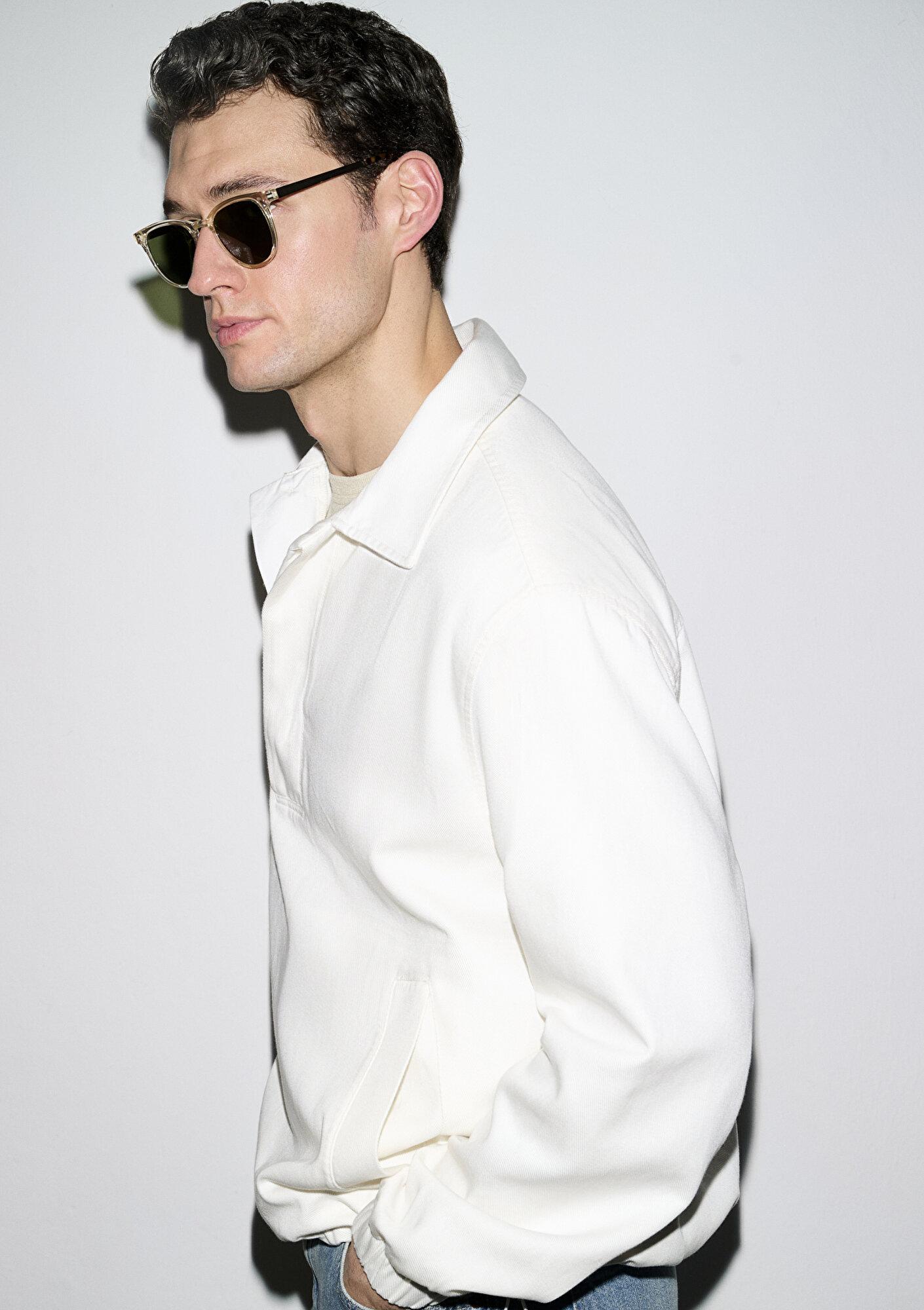 Mavi Ekru Polo Sweatshirt 0212008-80194