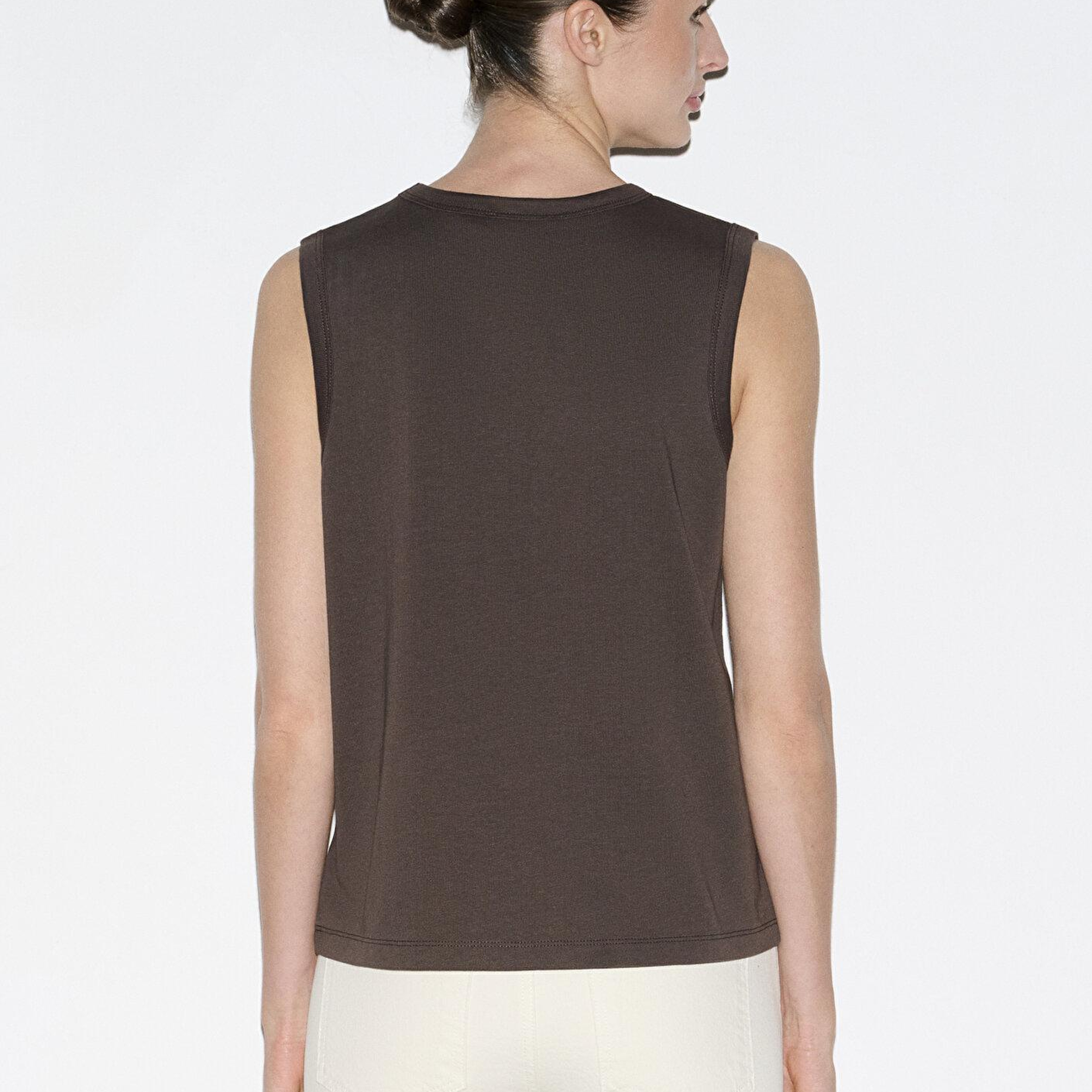 Mavi Kahverengi Basic Atlet Slim Fit / Dar Kesim 1614066-71603