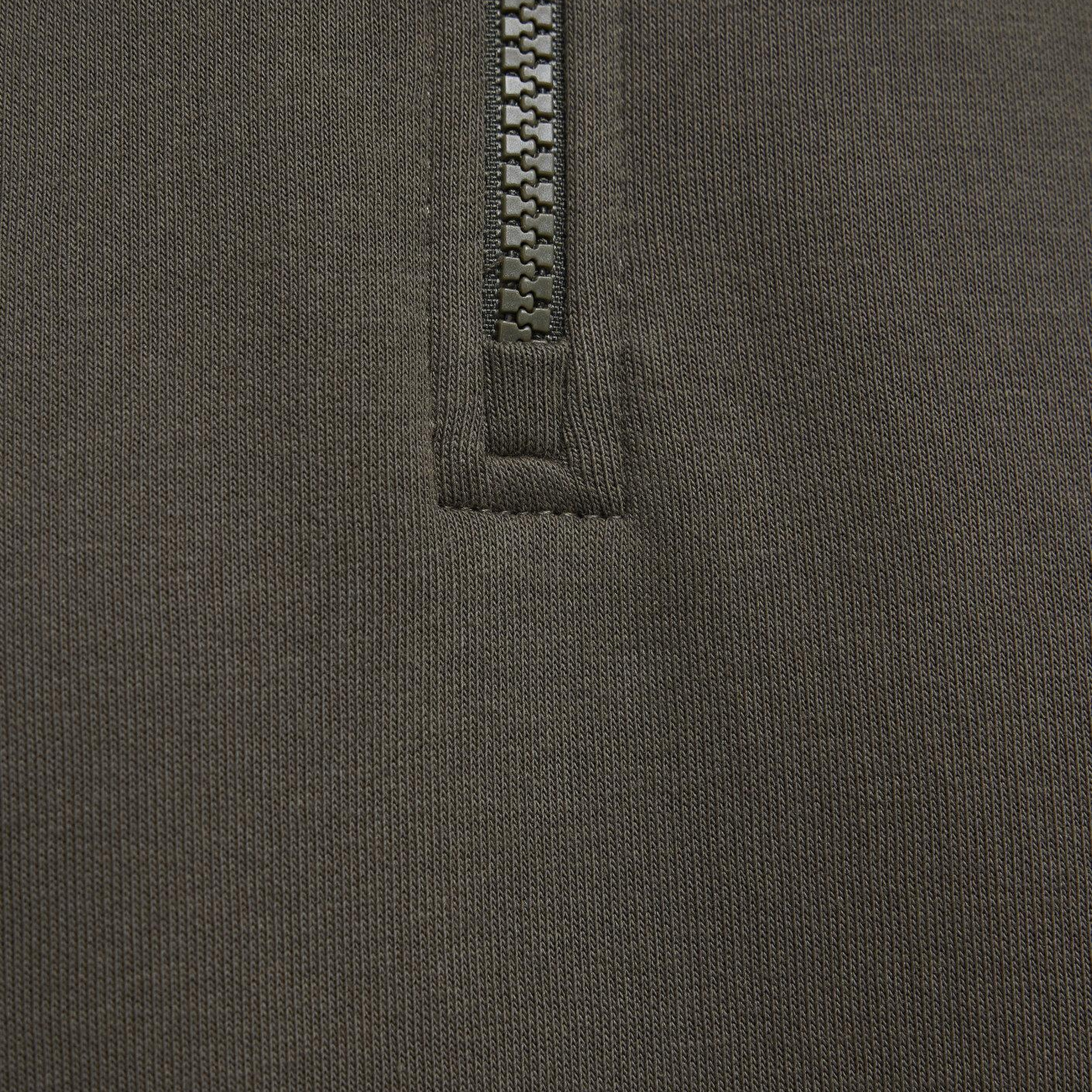Mavi Yarı Fermuarlı Haki Basic Sweatshirt 0S10278-71553