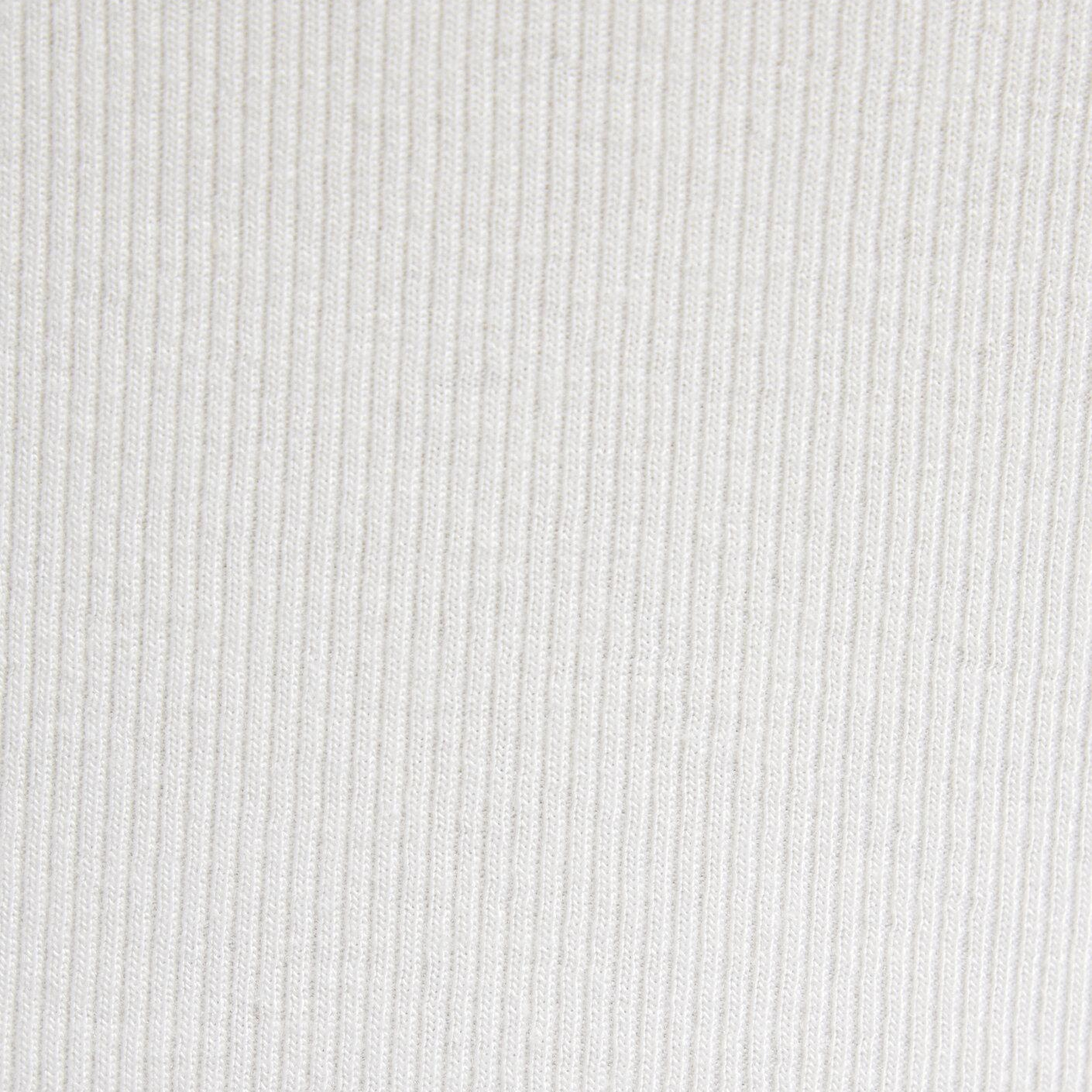 Mavi Düğme Detaylı Ekru Tişört Fitted / Vücuda Oturan Kesim 1613852-70051