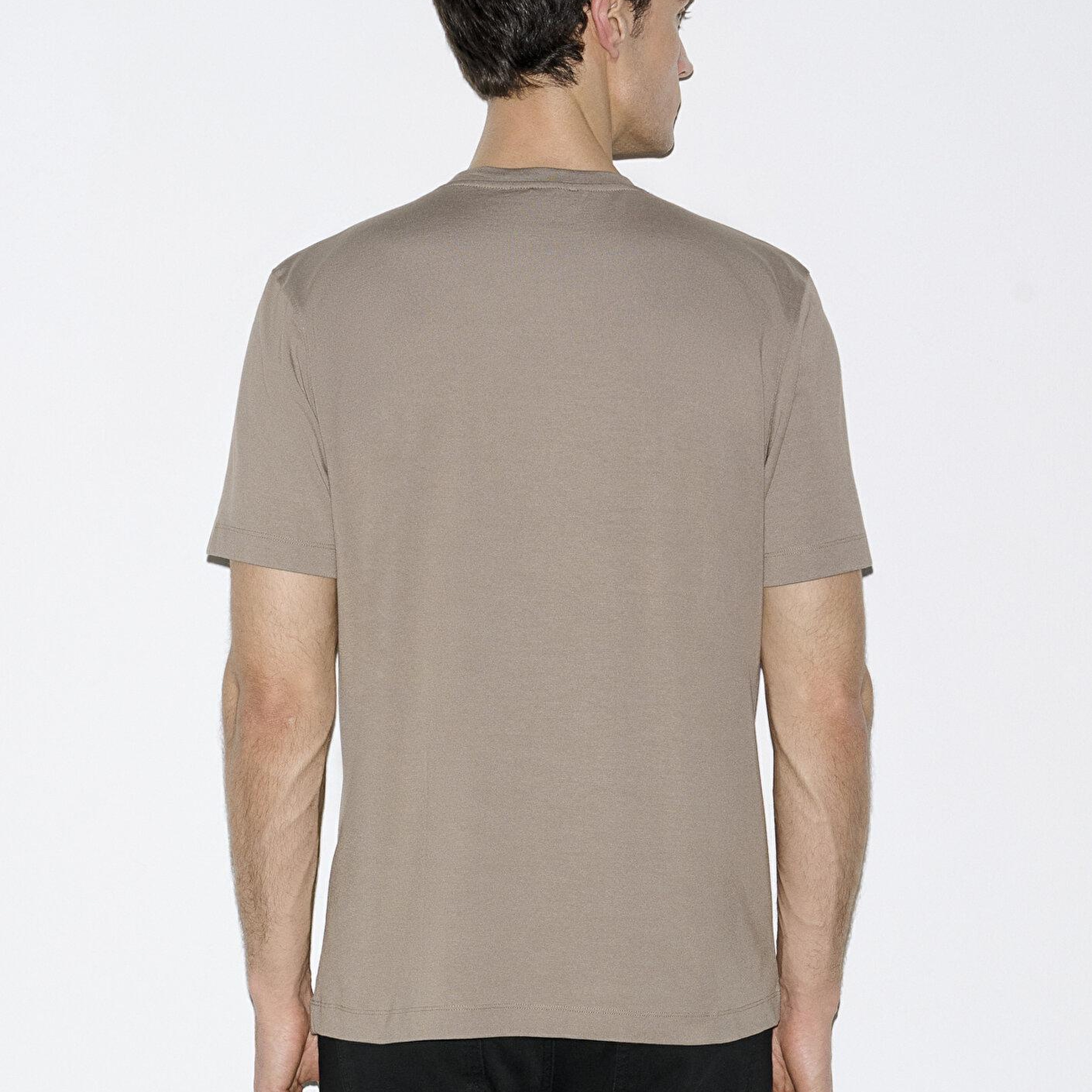 Mavi Hafif ve Esnek Kahverengi Travel Tişört Regular Fit / Normal Kesim 0613224-70352