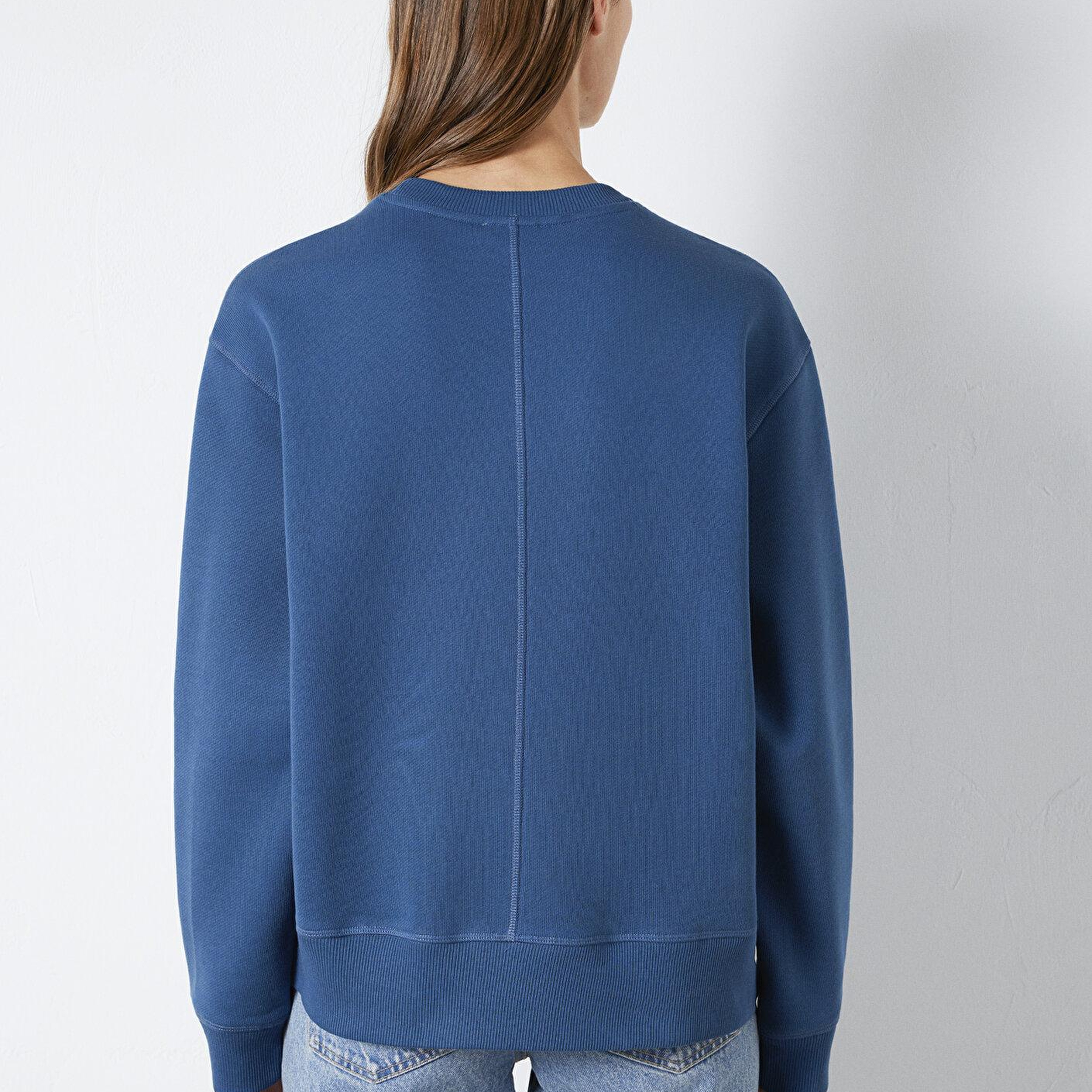 Mavi Mavi Denim Baskılı Mavi Sweatshirt 1S10525-70760