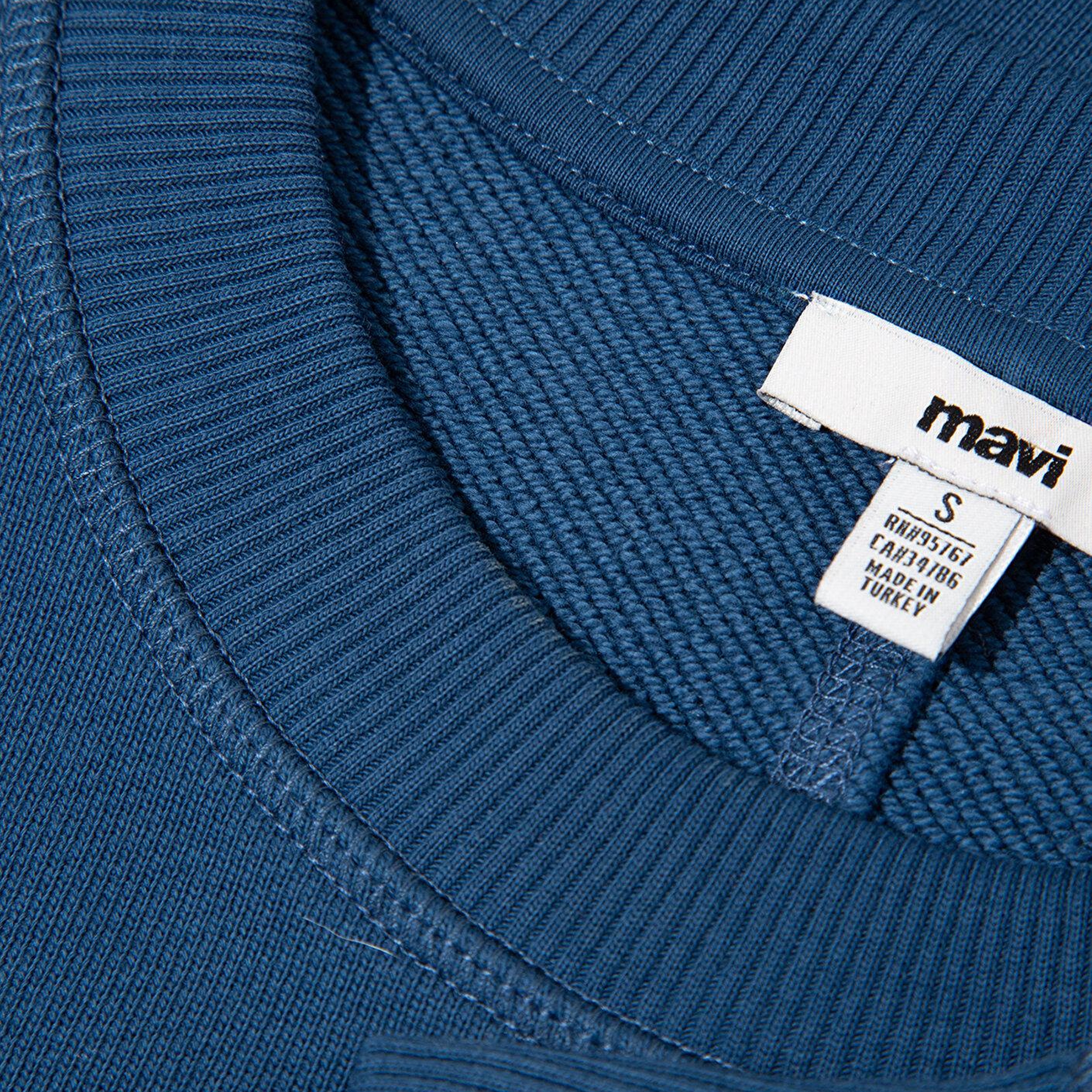 Mavi Mavi Denim Baskılı Mavi Sweatshirt 1S10525-70760